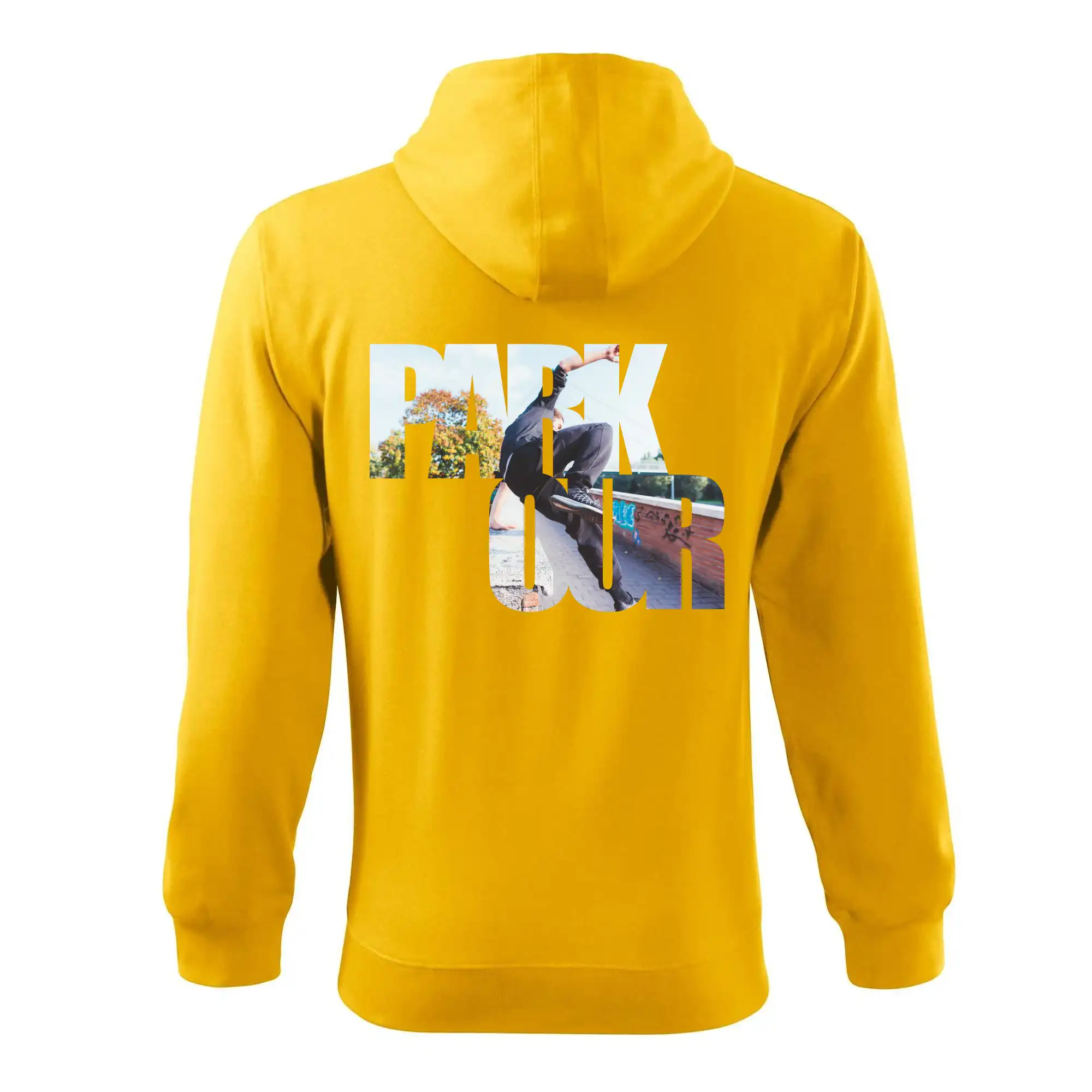 Parkour nápis ve městě