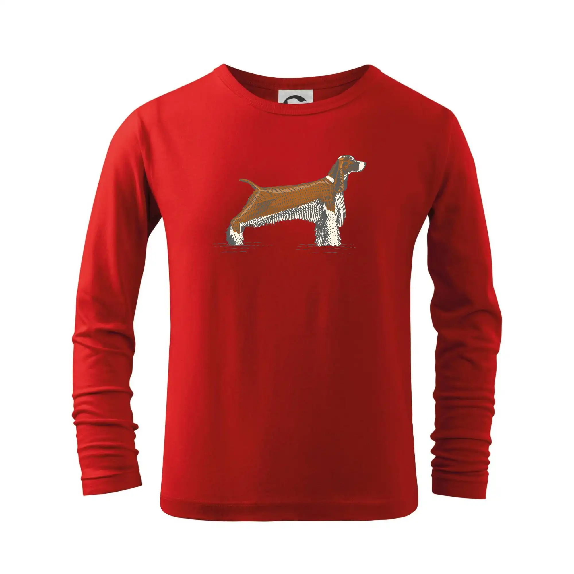 Ostatné psie plemená - Vintage Springer spaniel - Tričko detské Long Sleeve