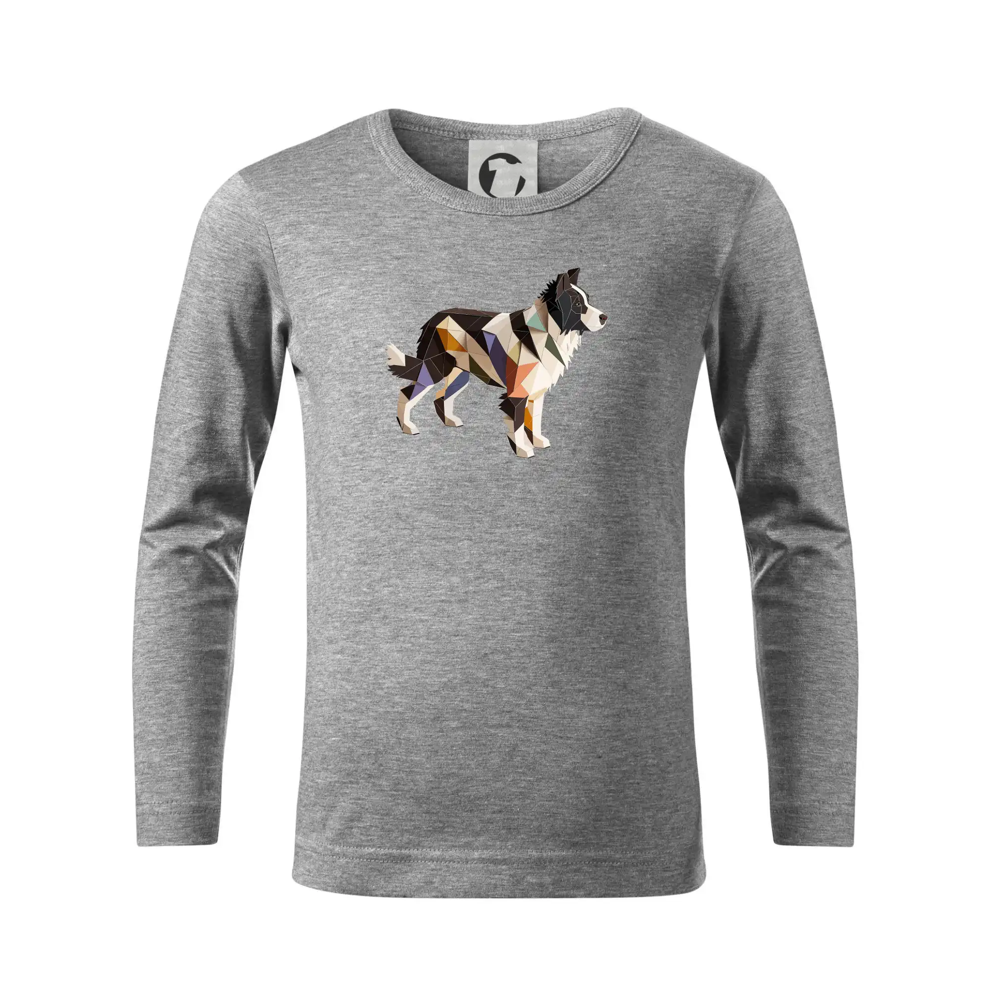 Border colie slepená z papíru