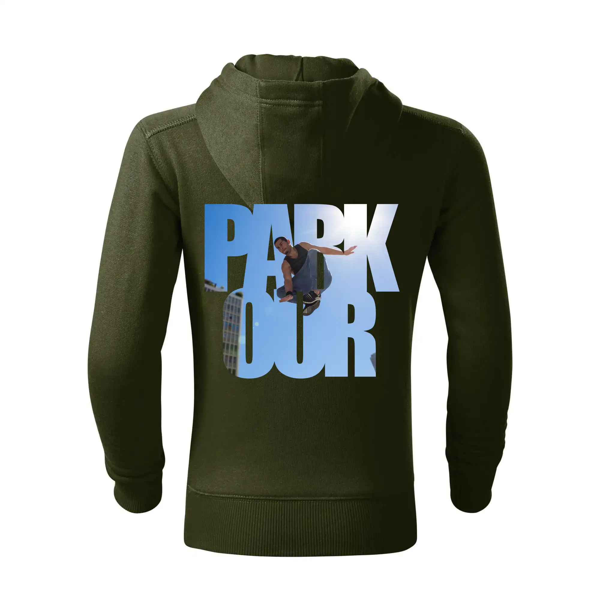 Parkour nápis nebe