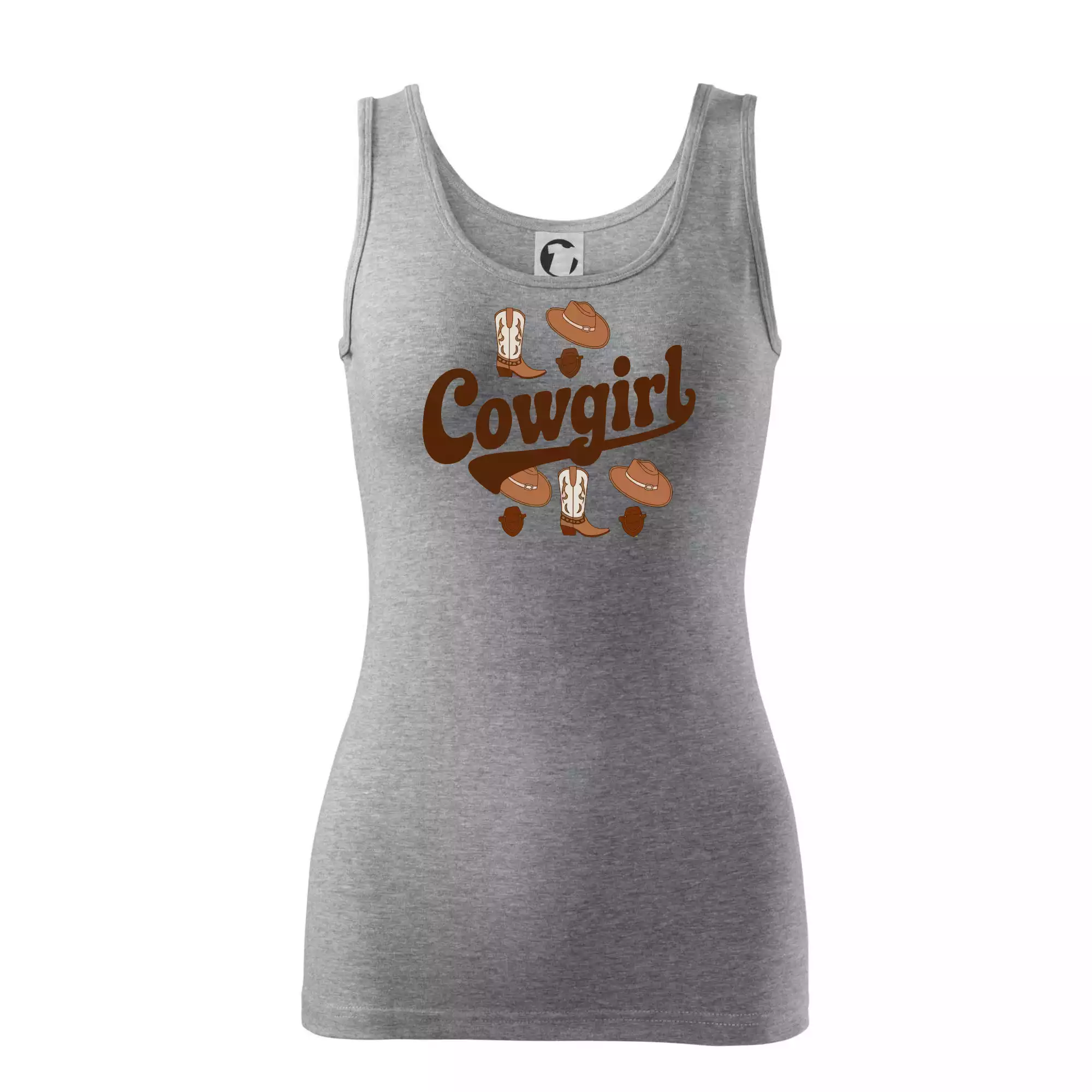 Cowgirl nápis a oblečení