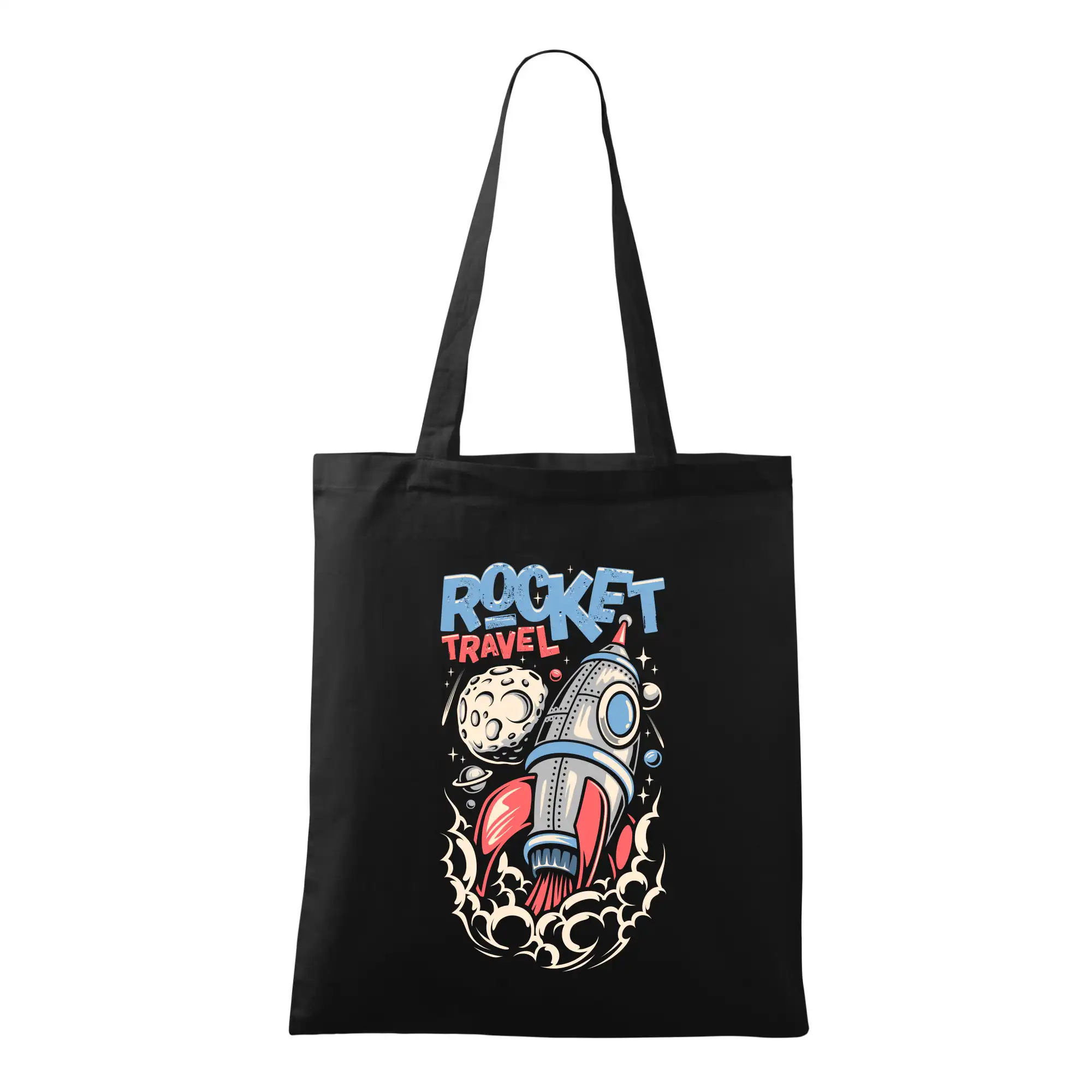Vesmirne tričká - Rocket travel - Taška bavlnená