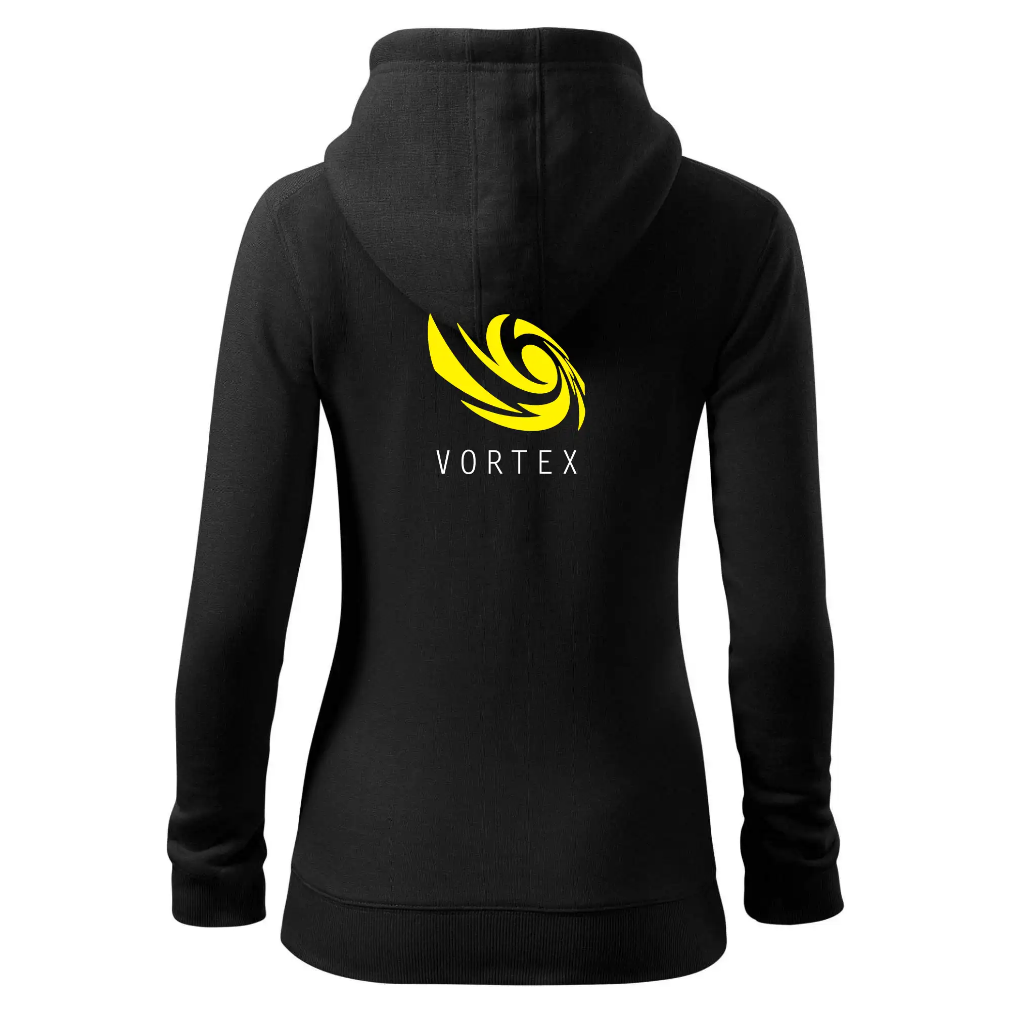Tričká, mikiny a šiltovky pre Youtubery - Vortex logo farebné - Mikina dámska trendy zipper s kapucňou