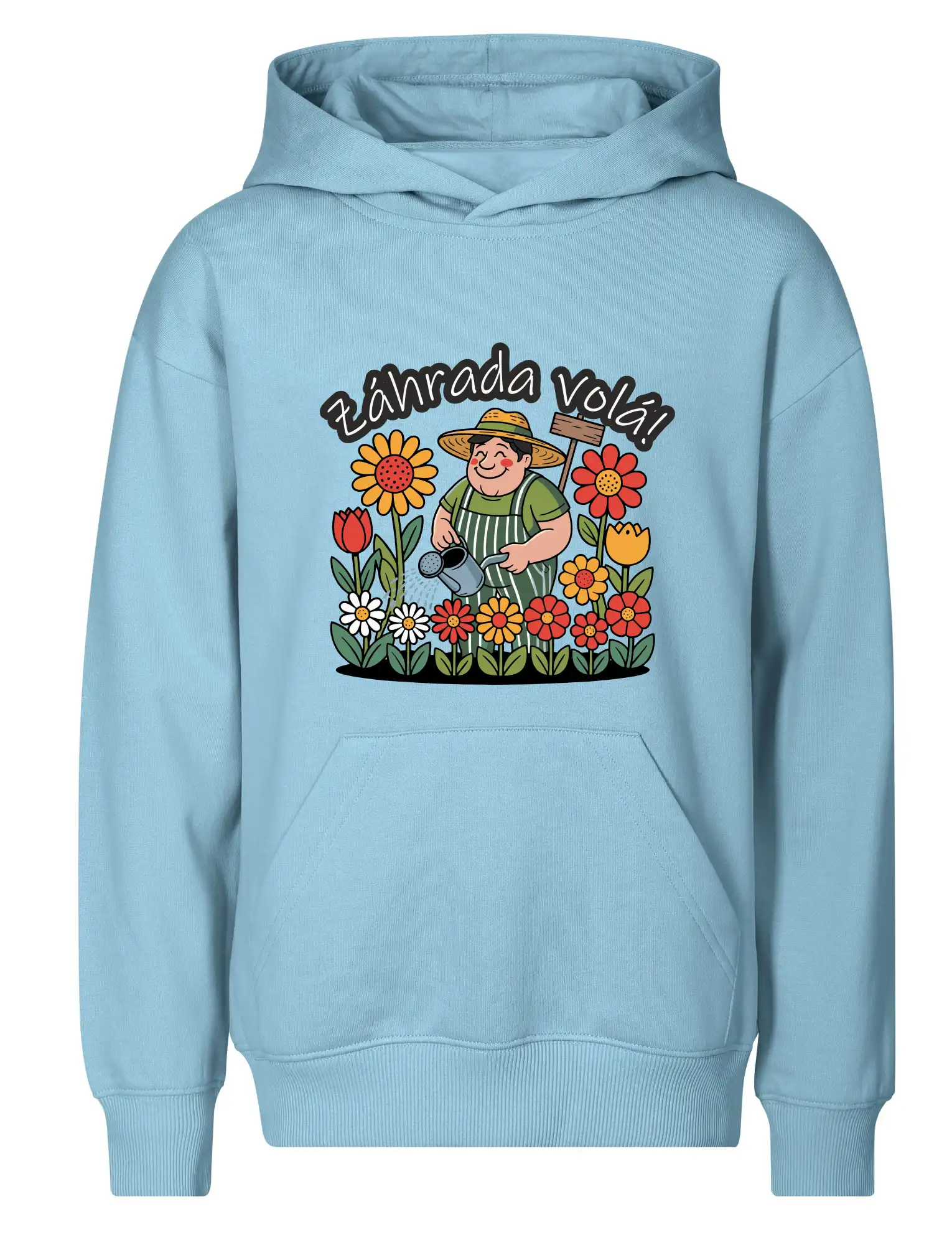 Záhrada volá - záhradník a slnečnice