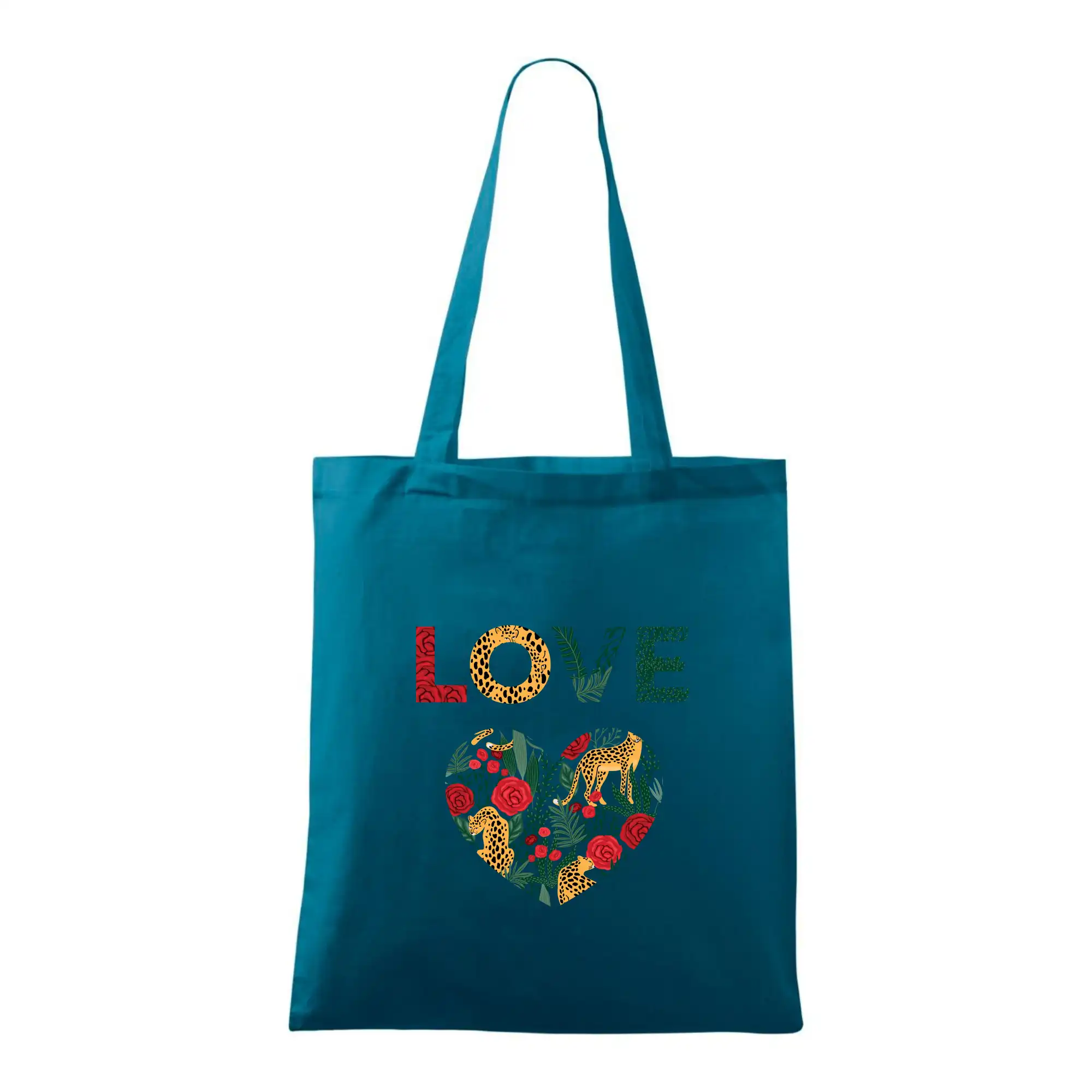 Tričká pre zamilovaných - Love srdce divočina  (Pecka design) - Taška bavlnená