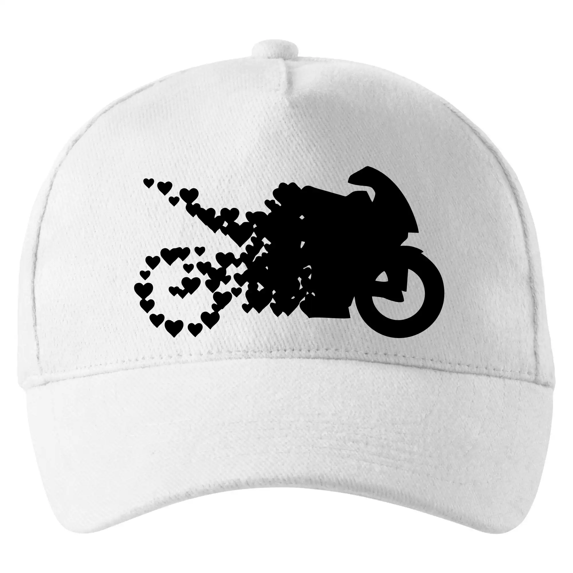 Tričká a mikiny s potlačou motoriek – pre pravých motorkárov - Moto love - Šiltovka so zahnutým šiltom a mosaznou sponou