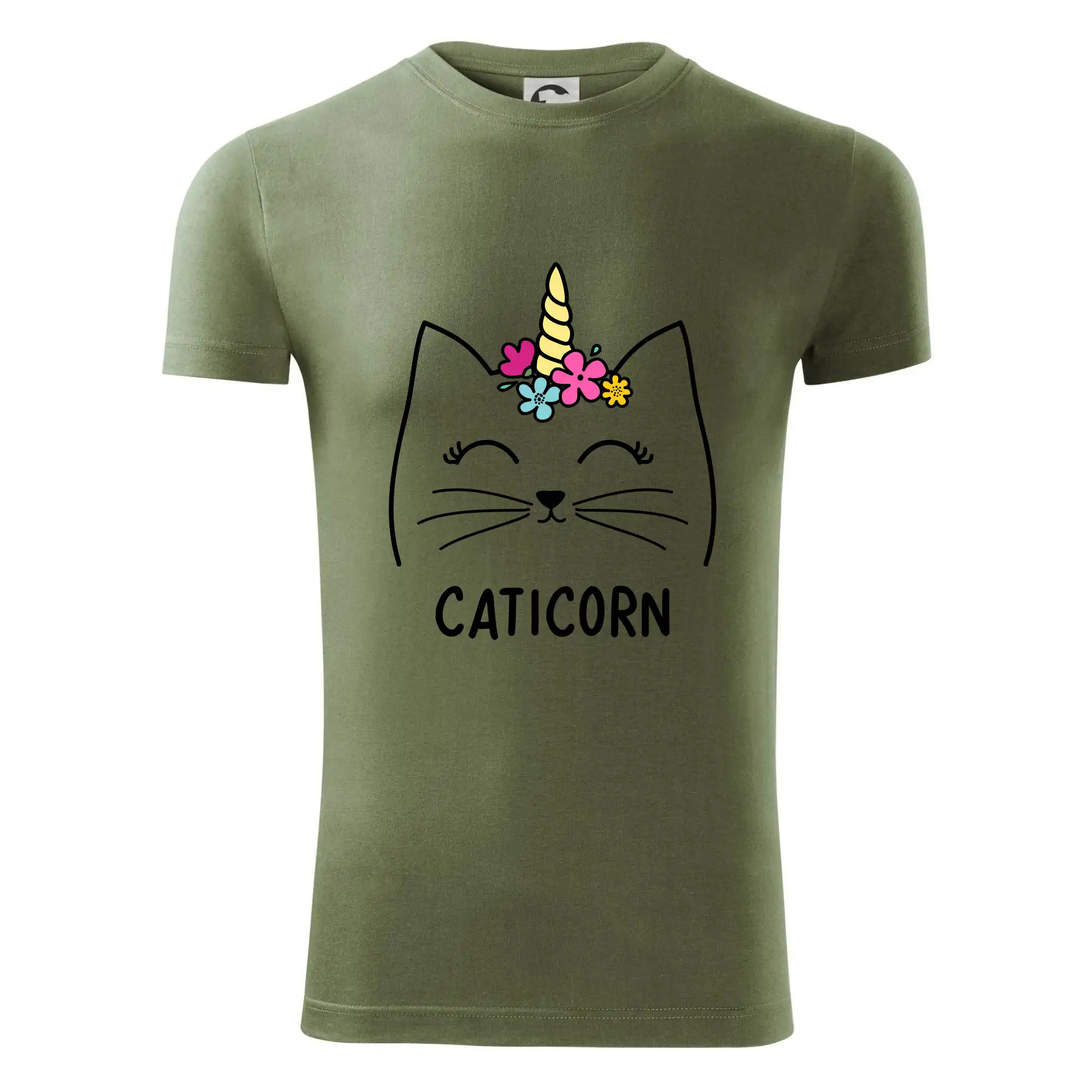 Tričká s jednorožcom - Caticorn - Viper FIT - Pánske zúžené tričko
