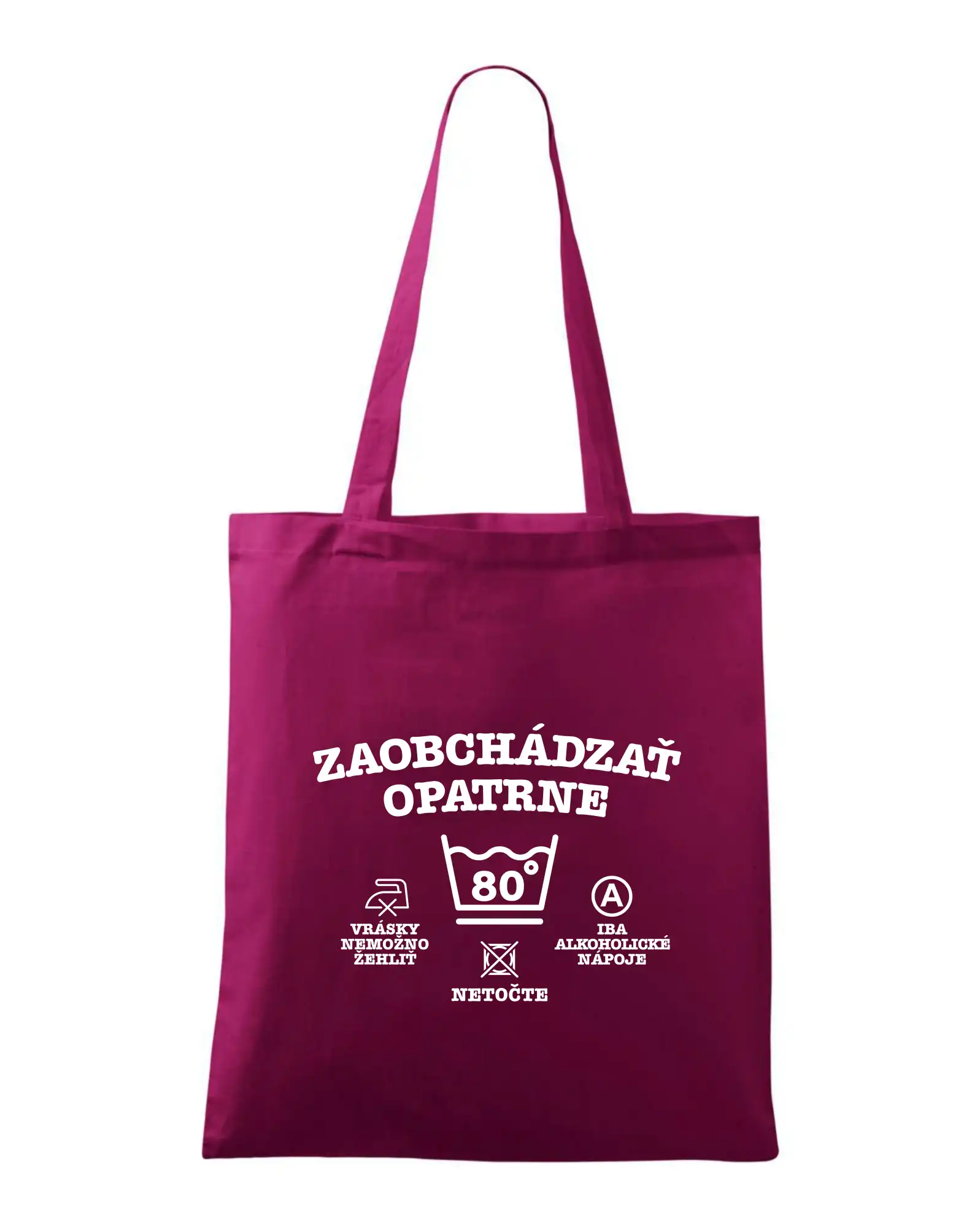 Tričká k narodeninám - Zaobchádzať opatrne 80 - Taška bavlnená