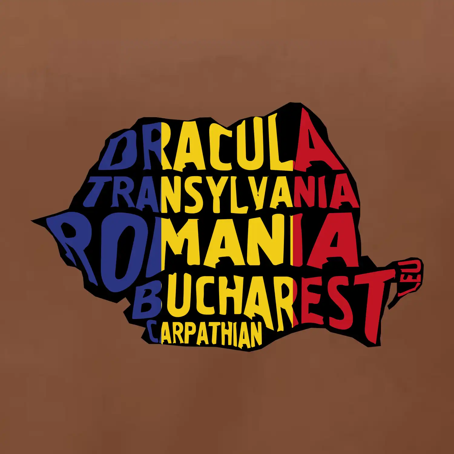 Mapy - názvy měst - Rumunsko