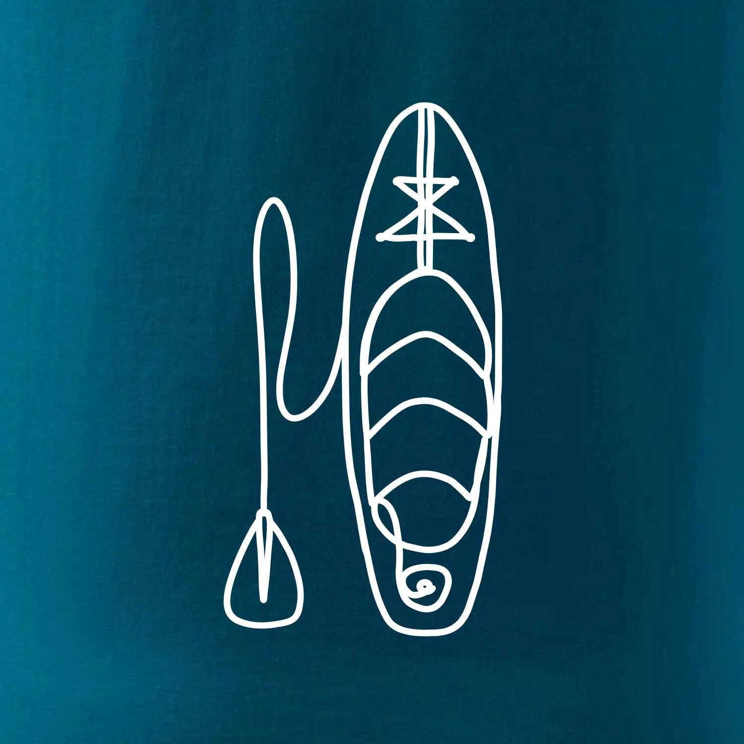 Paddleboard jedním tahem