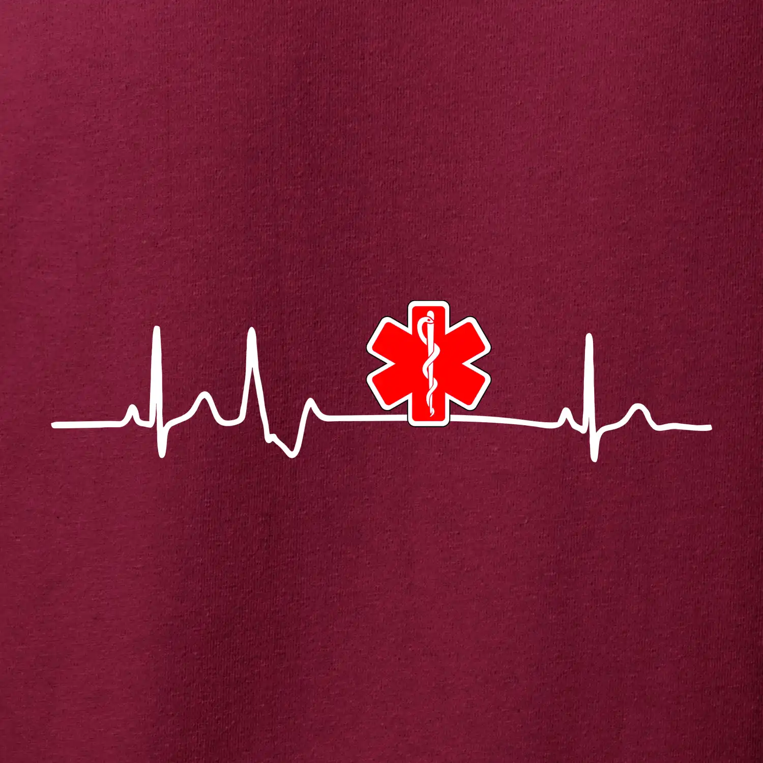 EKG rescue červená hvězda