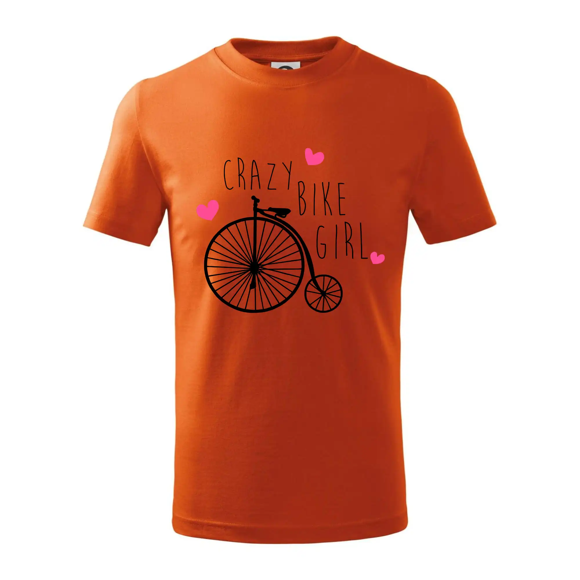 Crazy bike girl