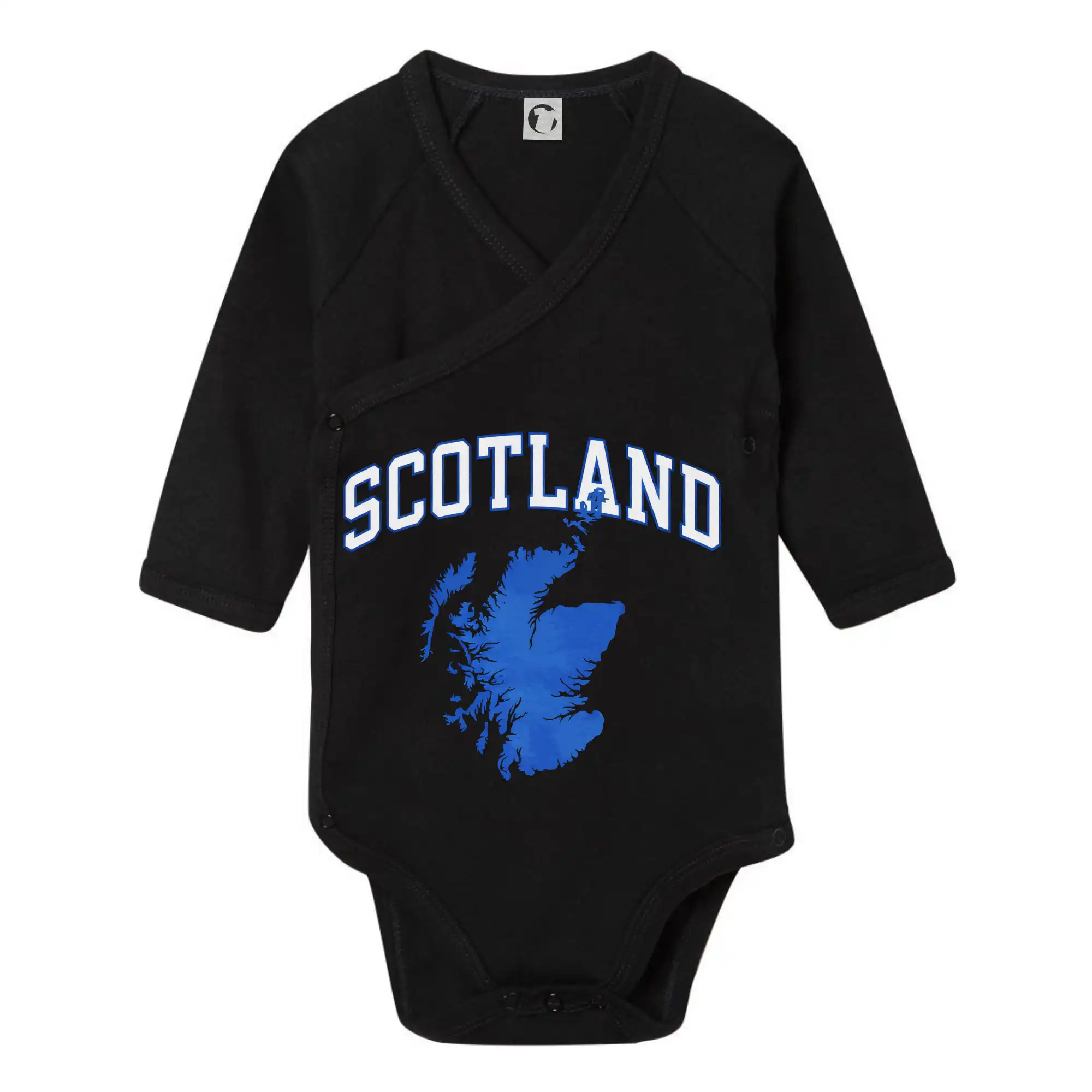 Scotland nápis s mapou