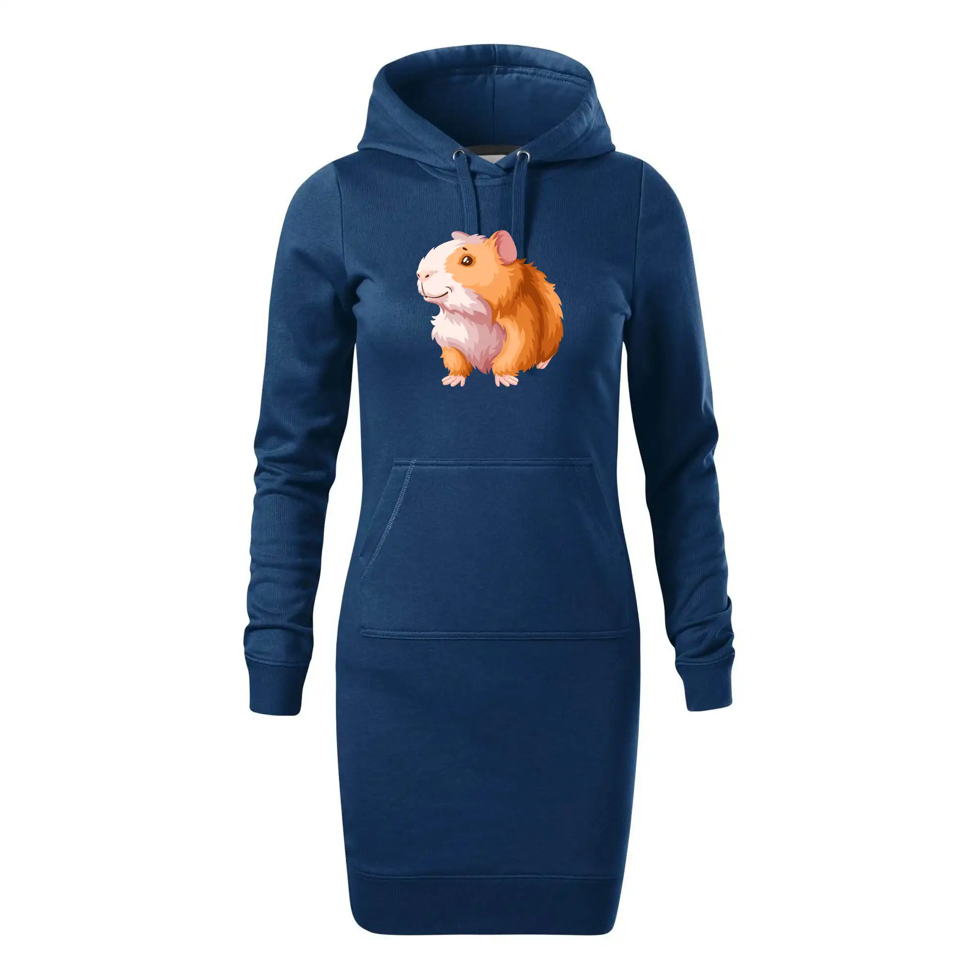 Morče - kreslené, bílo oranžové