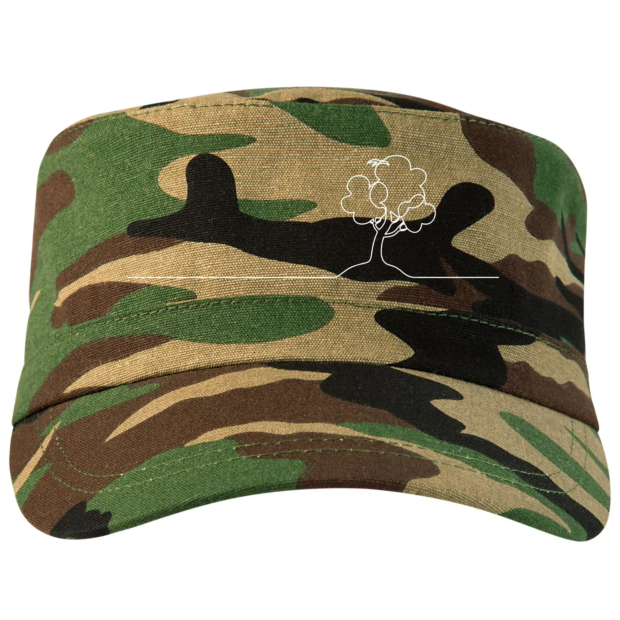 Tričká s kvetinami - Strom s vtáčikom linka - Šiltovka CAMO