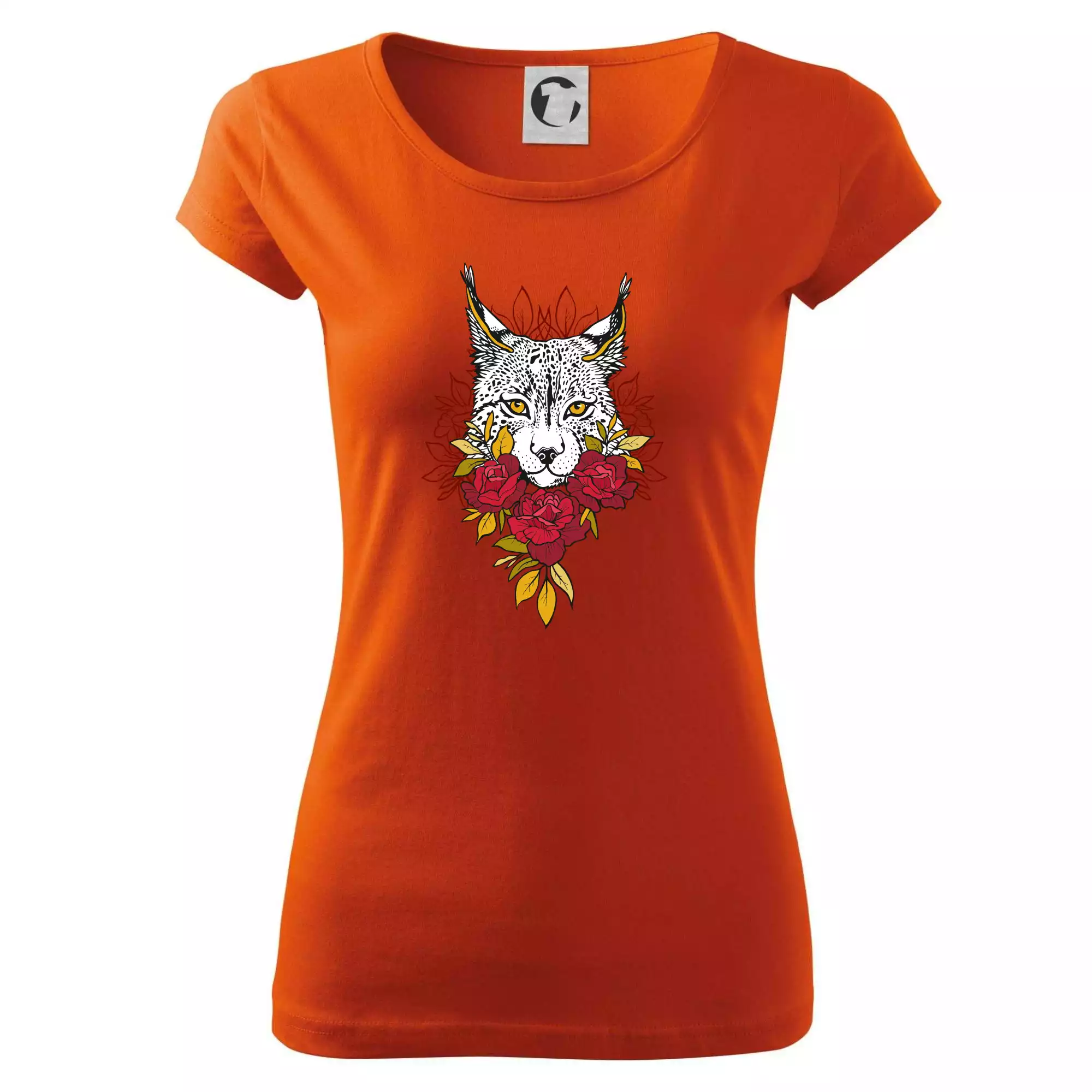 Rys s červenými ružami (Pecka design)