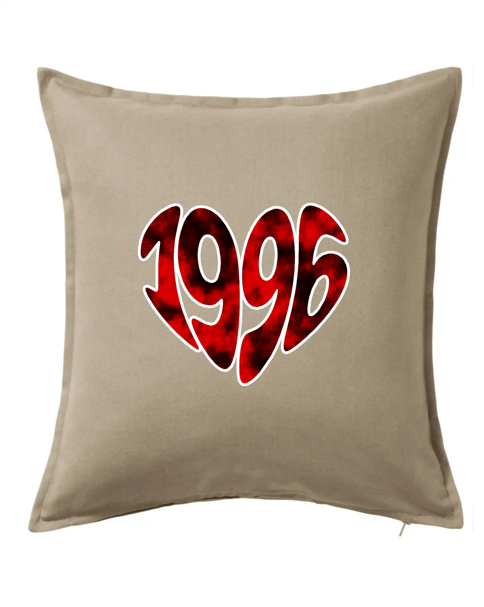 Trička s ročníkom 1996 - 1996 v srdci - Vankúš 50x50