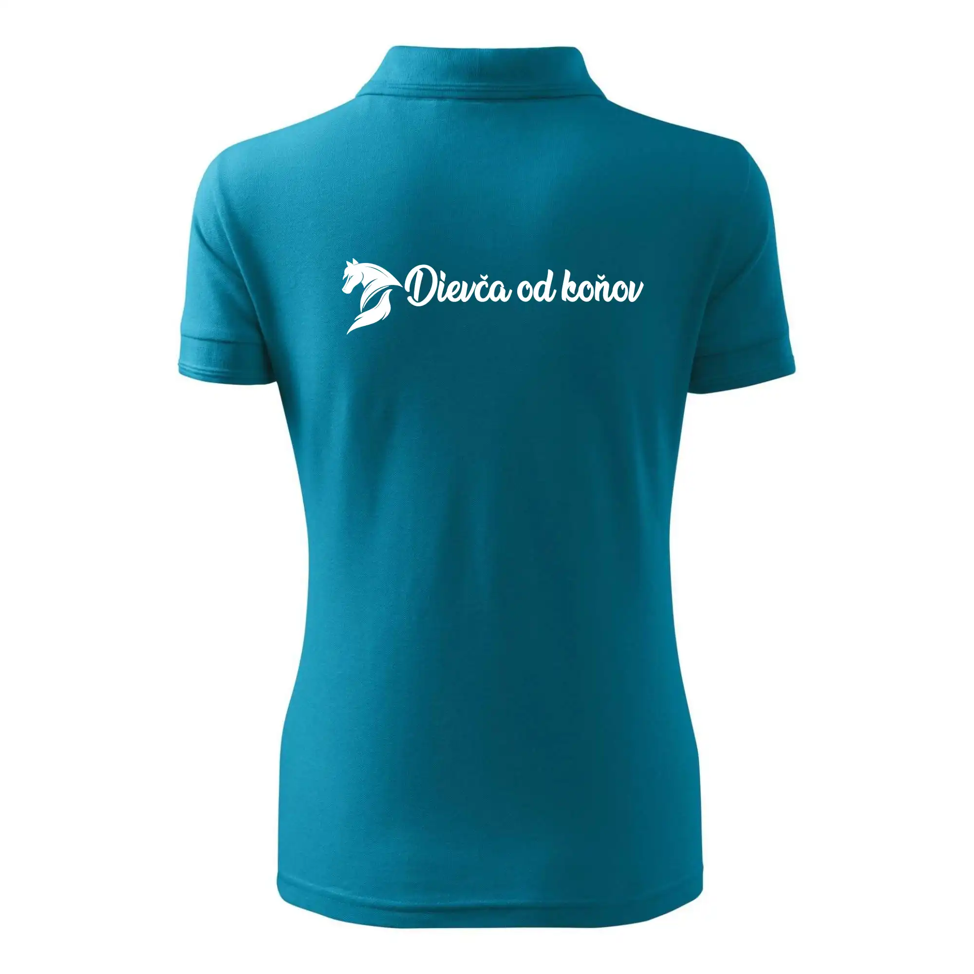 Tričká s koňmi - Dievča od koňov - Polokošeľa dámska Pique Polo