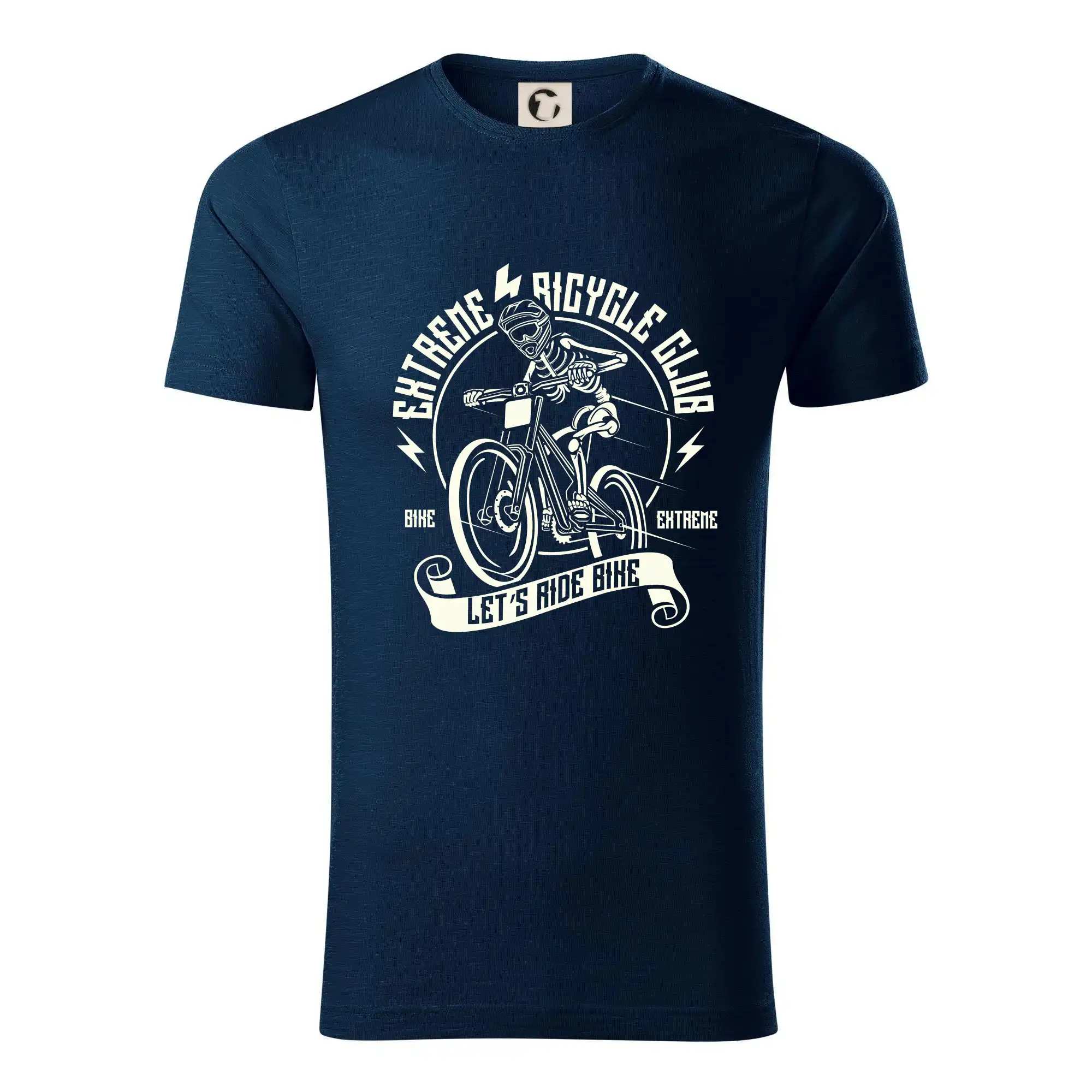 Tričko ako darček pre cyklistu - Let's Ride Bike - Tričko z organickej bavlny