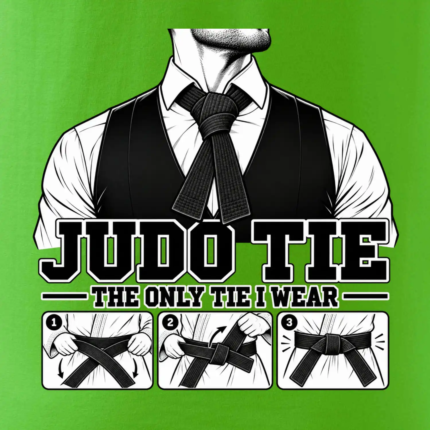 Judo tie jediná kravata