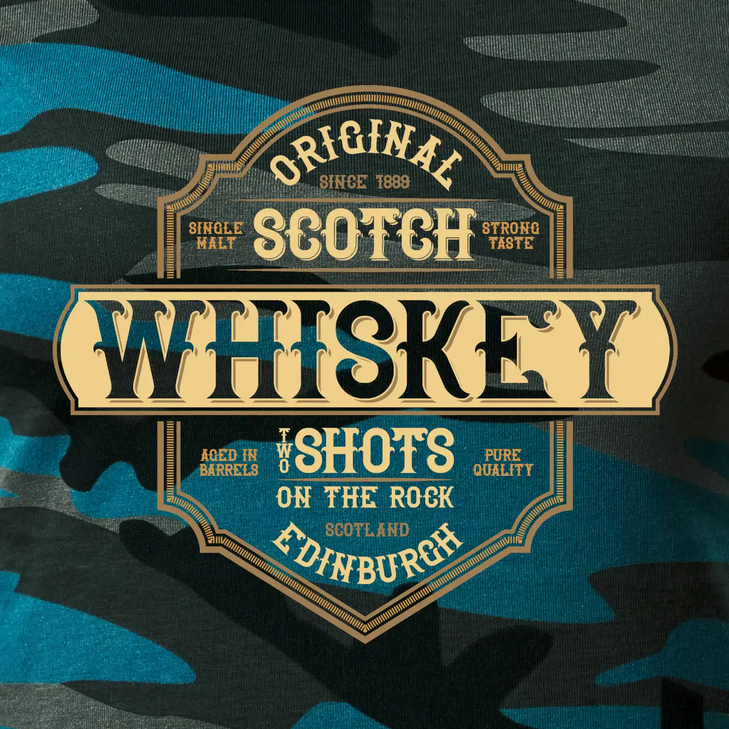 Original whiskey etiket