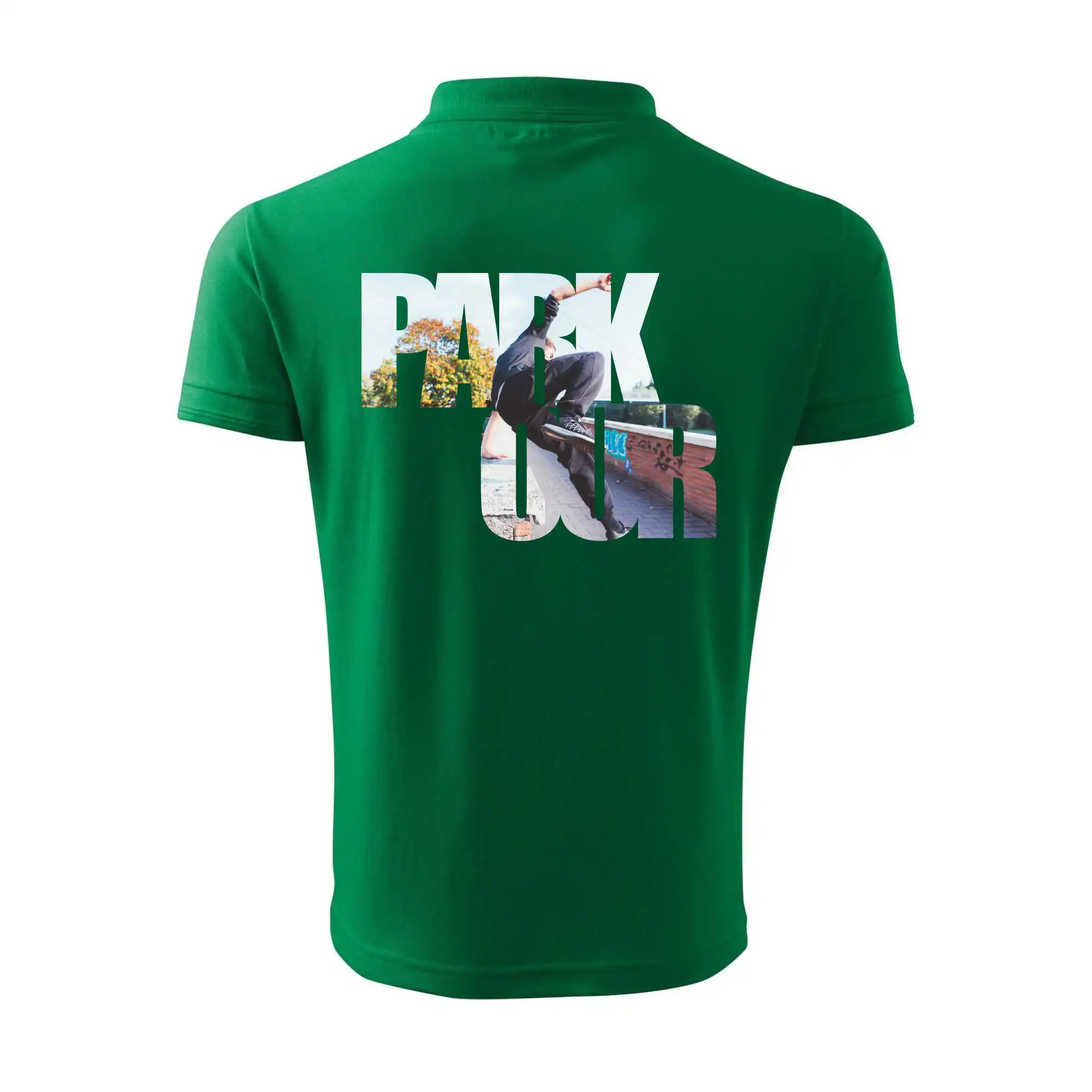 Parkour nápis ve městě