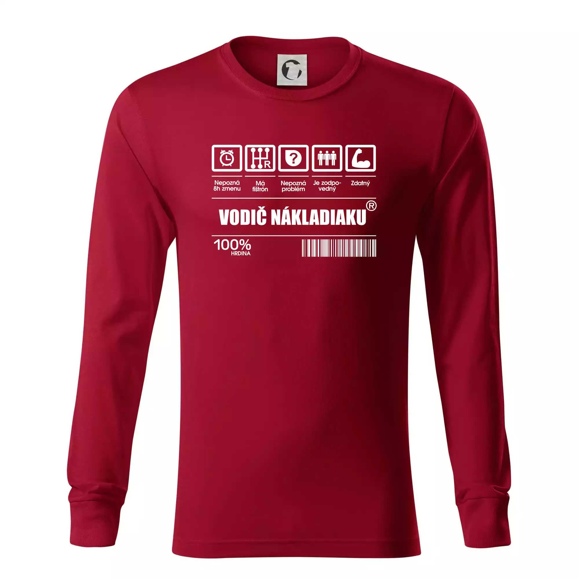 Čiarový kód - Vodič nákladiaku