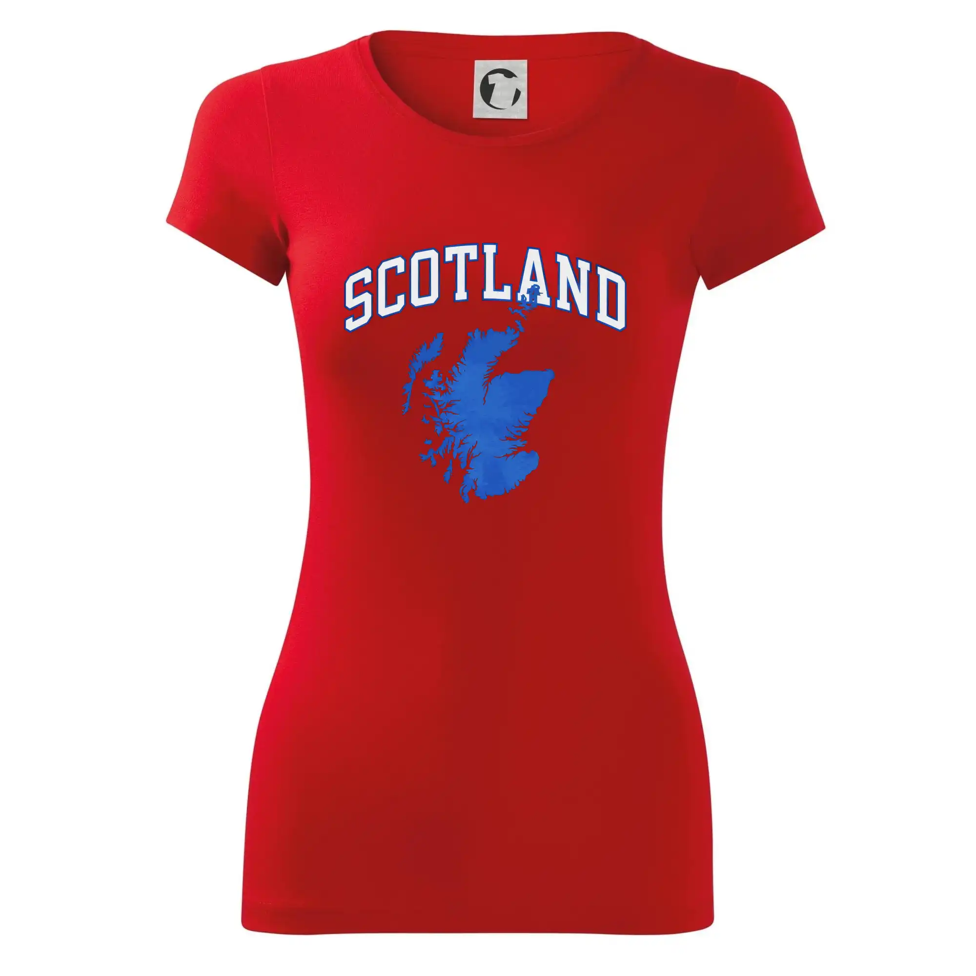 Scotland nápis s mapou