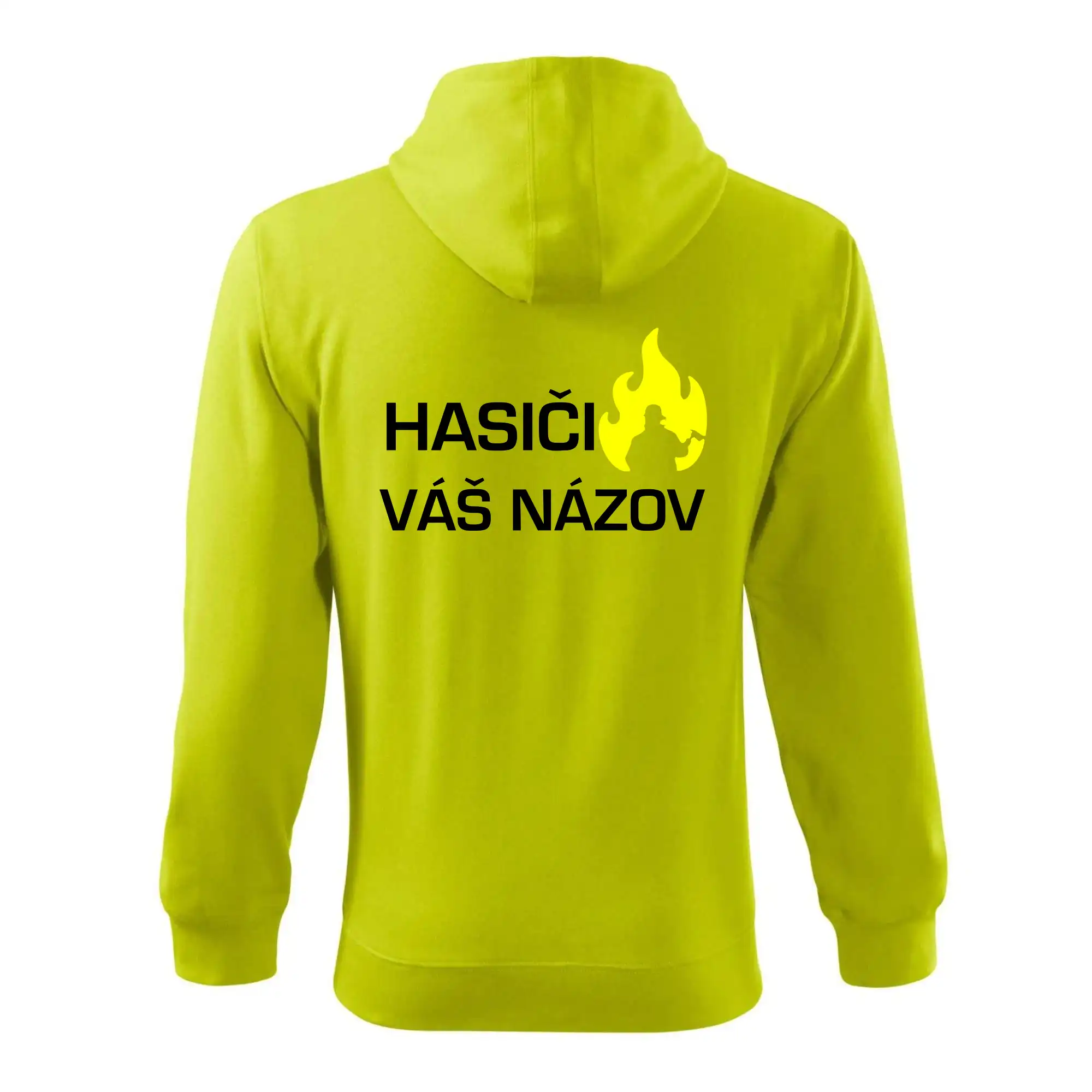 Hasiči - Váš názov - FLUO + Reflexná potlač