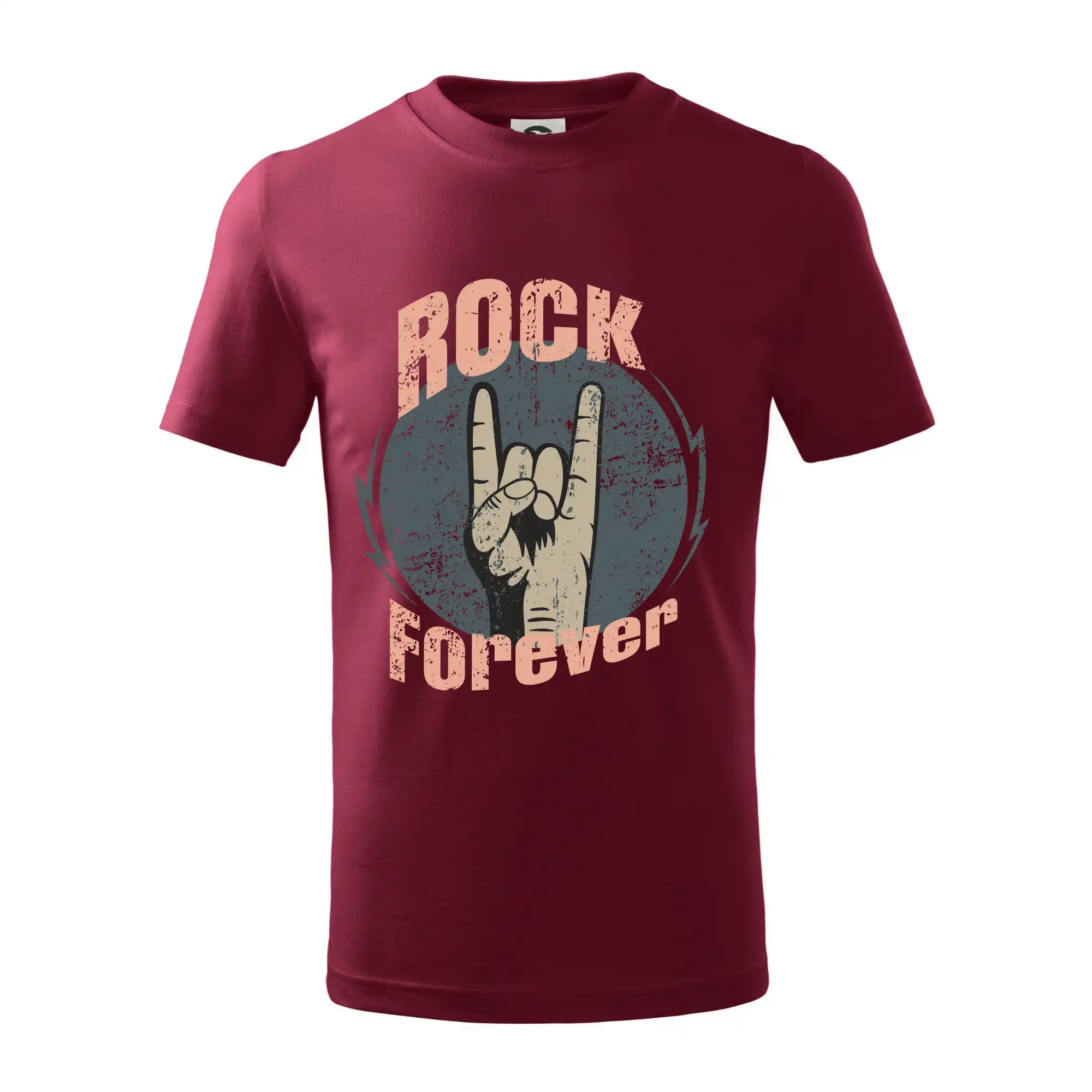 Rock forever ruka - Tričko detské bavlnené