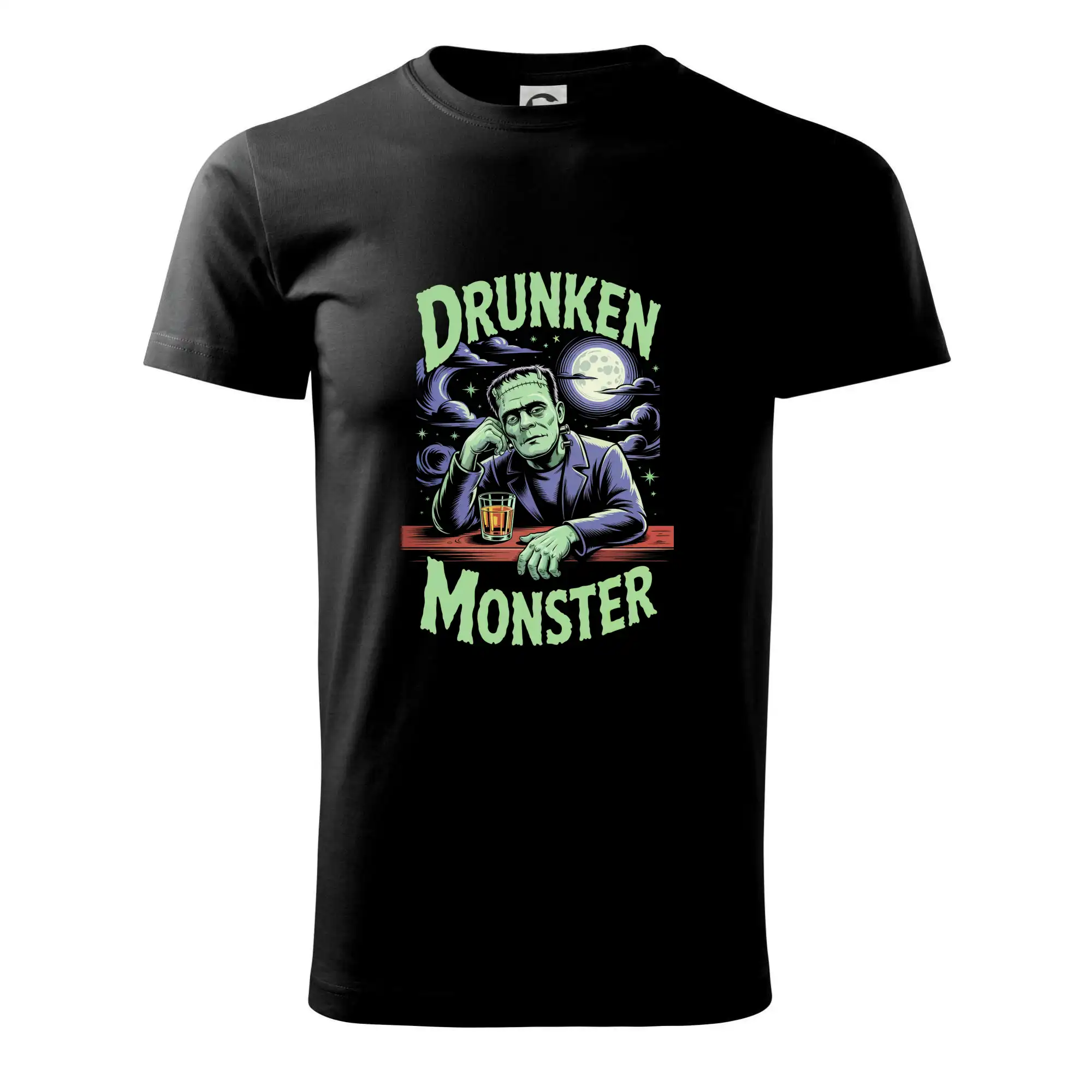 Vtipná tričká s motívmi pitie - ostatné - Drunken Monster - Tričko extra veľké  (5-8XL)