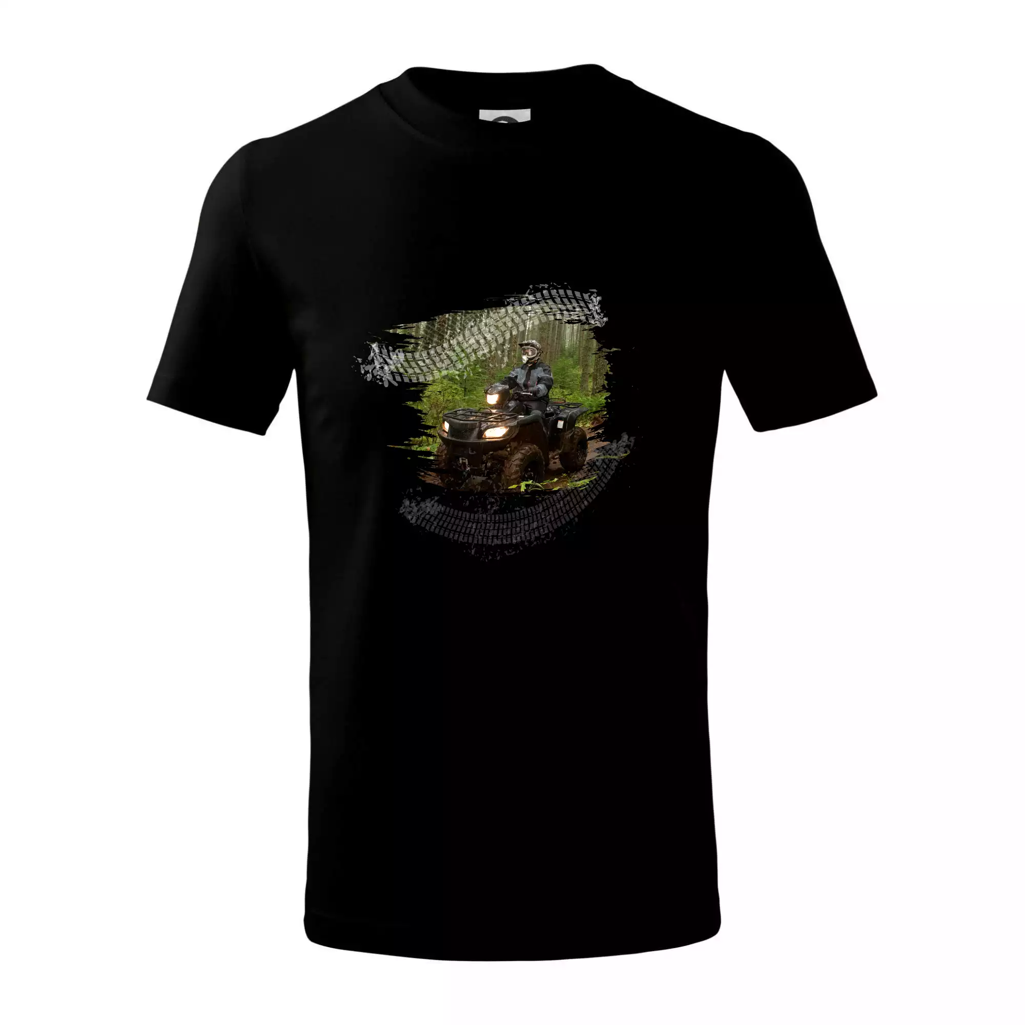 ATV čtyřkolka v lese