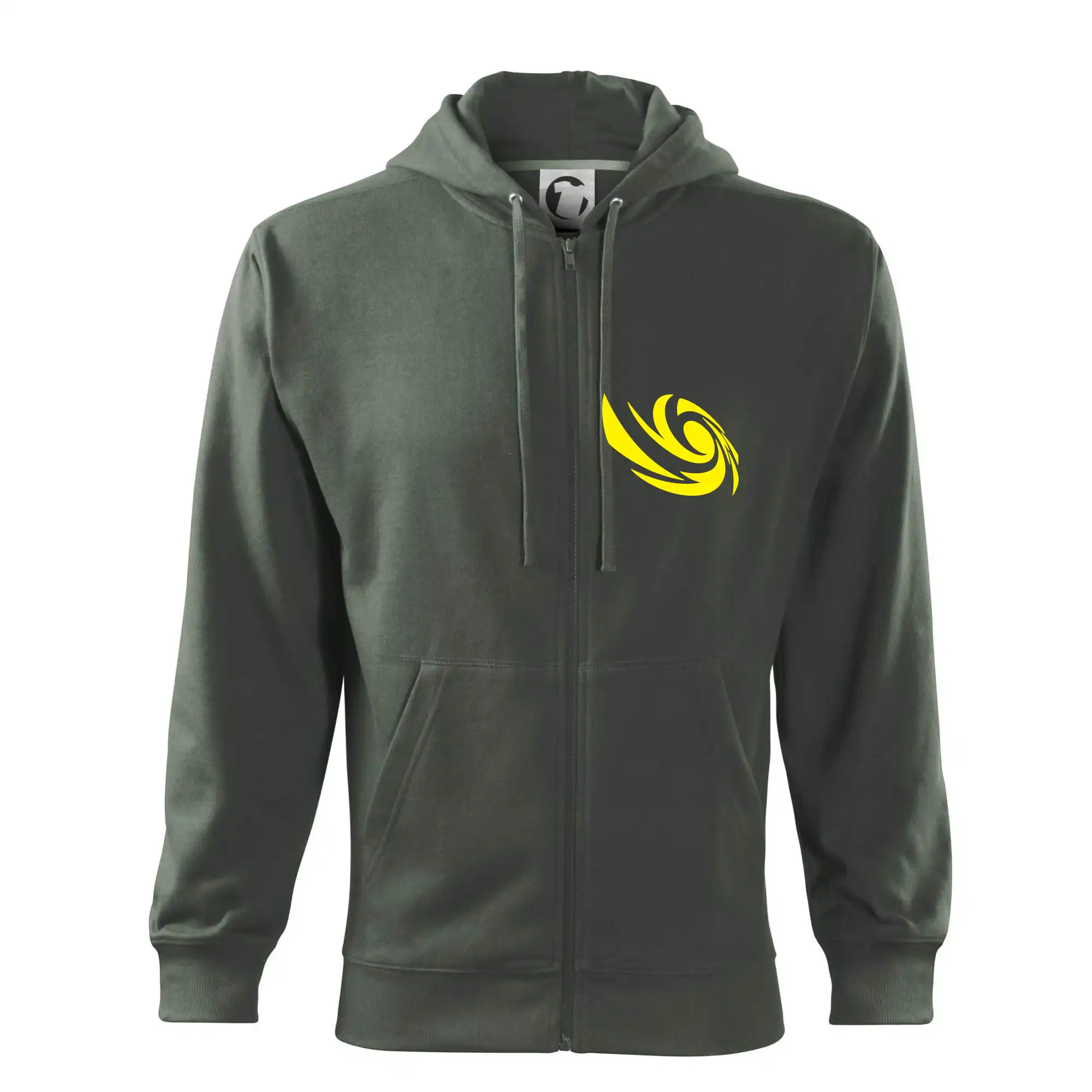 Tričká, mikiny a šiltovky pre Youtubery - Vortex logo na prsia - Mikina s kapucňou na zips trendy zipper