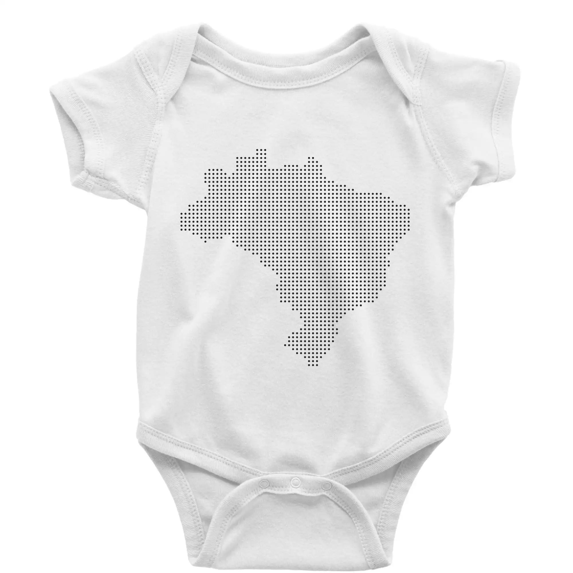 Ostatné mestá / miesta - Mapa Brazílie body - Body dojčenské s krátkym rukávom