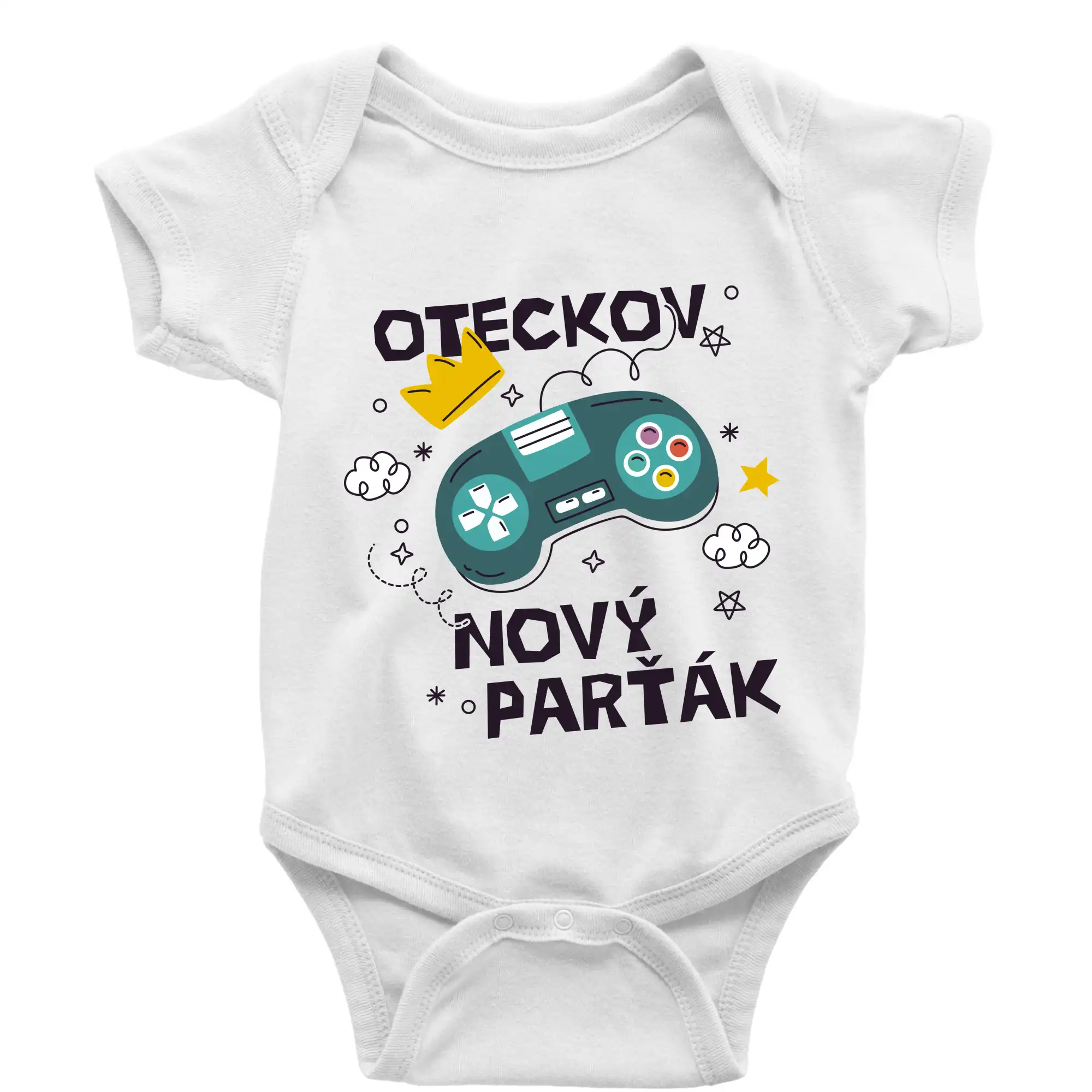 Oteckov nový parťák - ovládač - Body dojčenské s krátkym rukávom