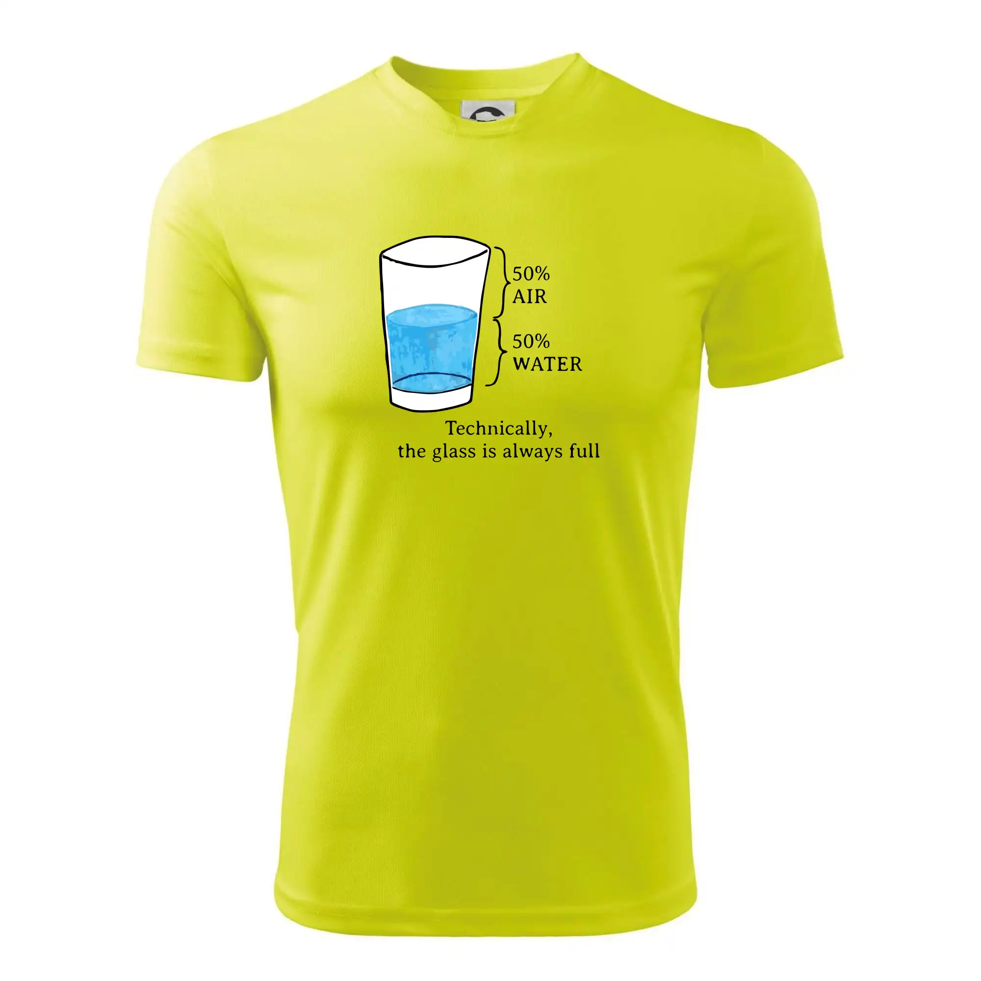 Technically, the glass is always full