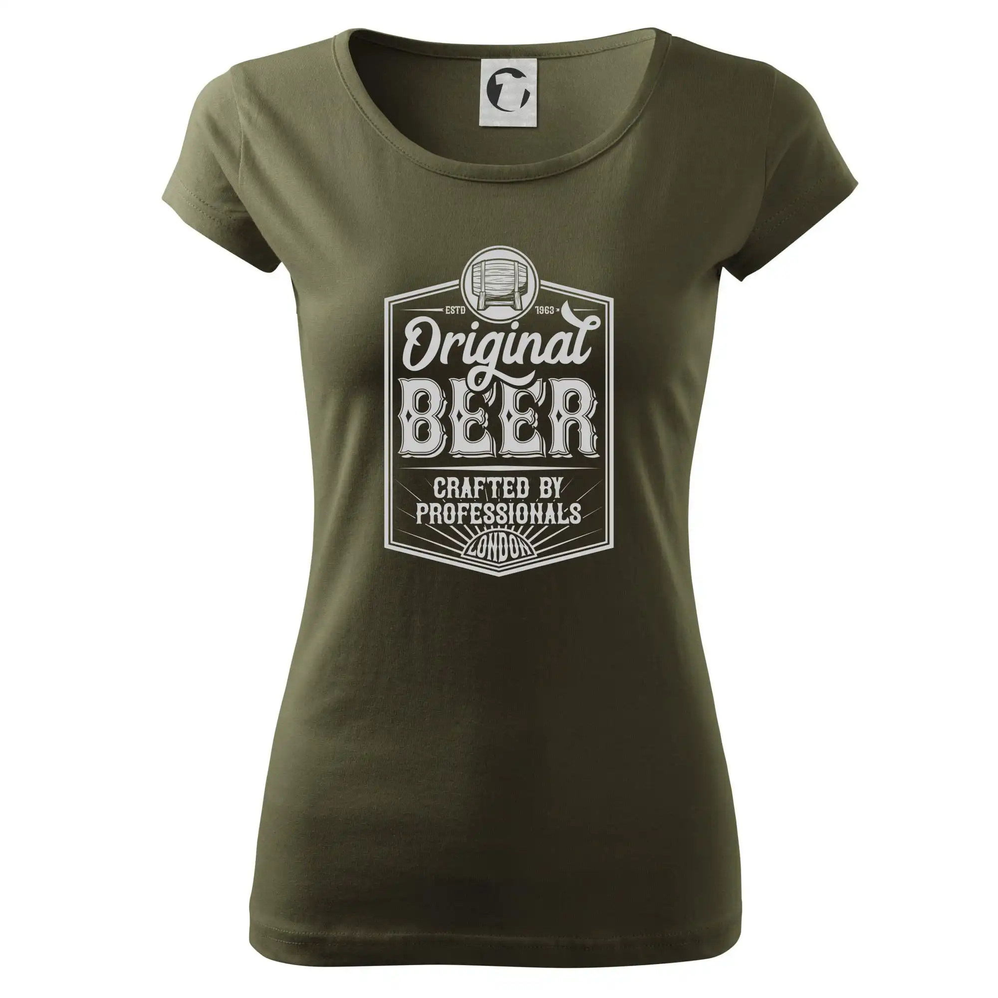 Vtipná tričká pre pivárov - Original beer - Dámske tričko Pure