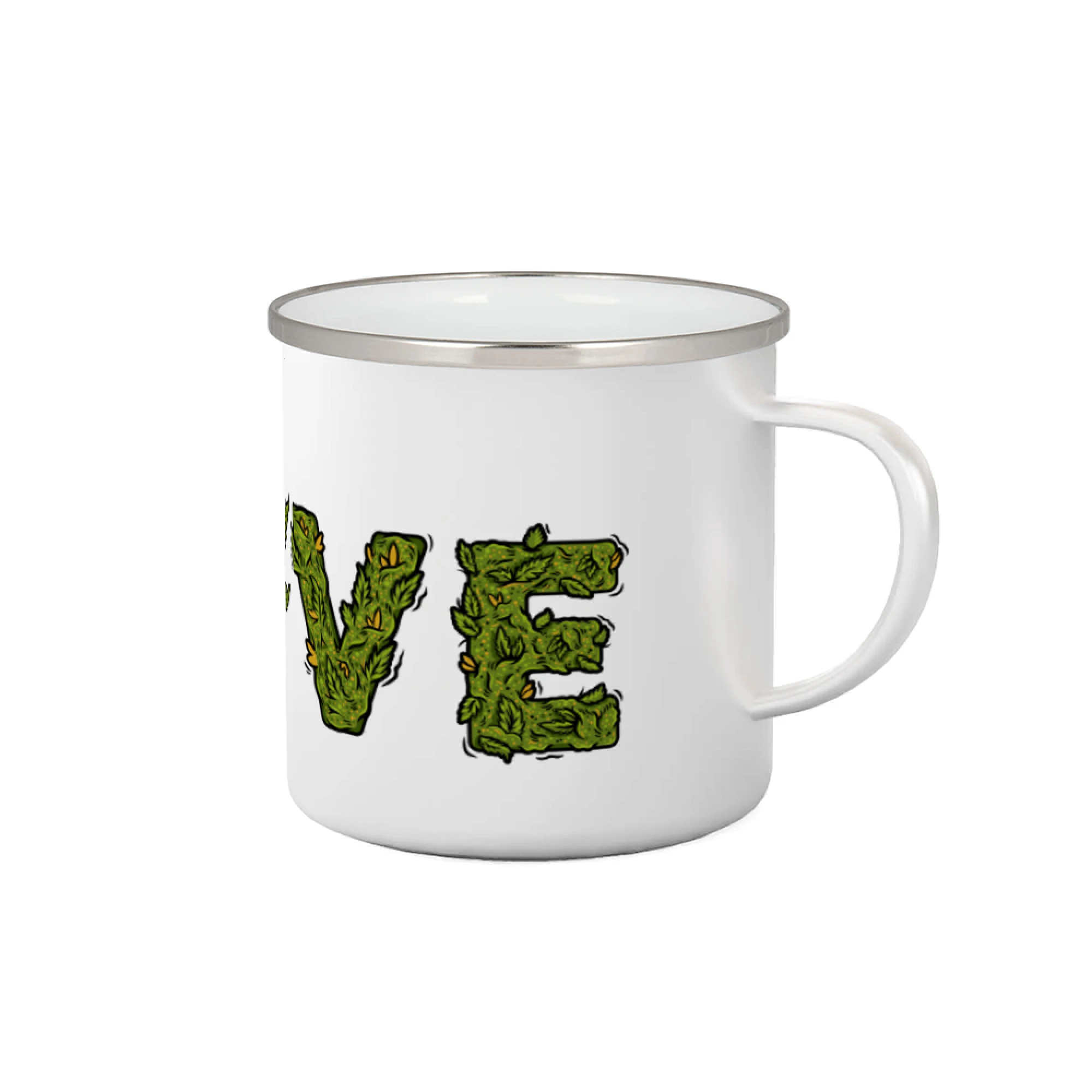 Tričká pre pohodový ľudí - Konope nápis love - Plecháčik