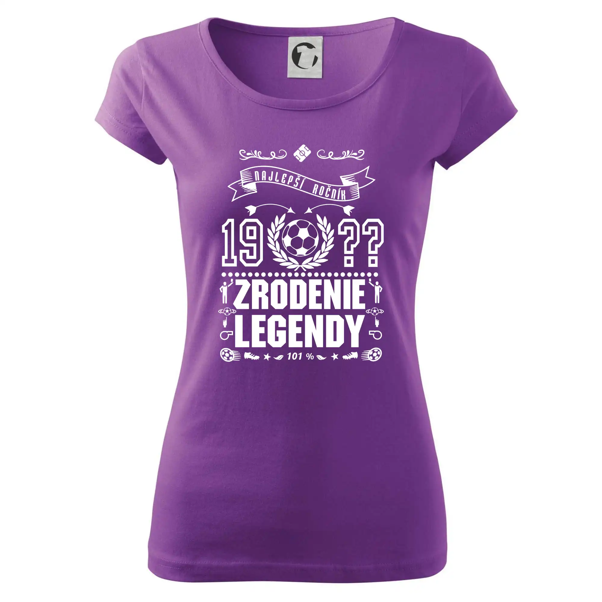 Tričká pre futbalistov - Zrodenie Legendy - pre futbalistov - Dámske tričko Pure
