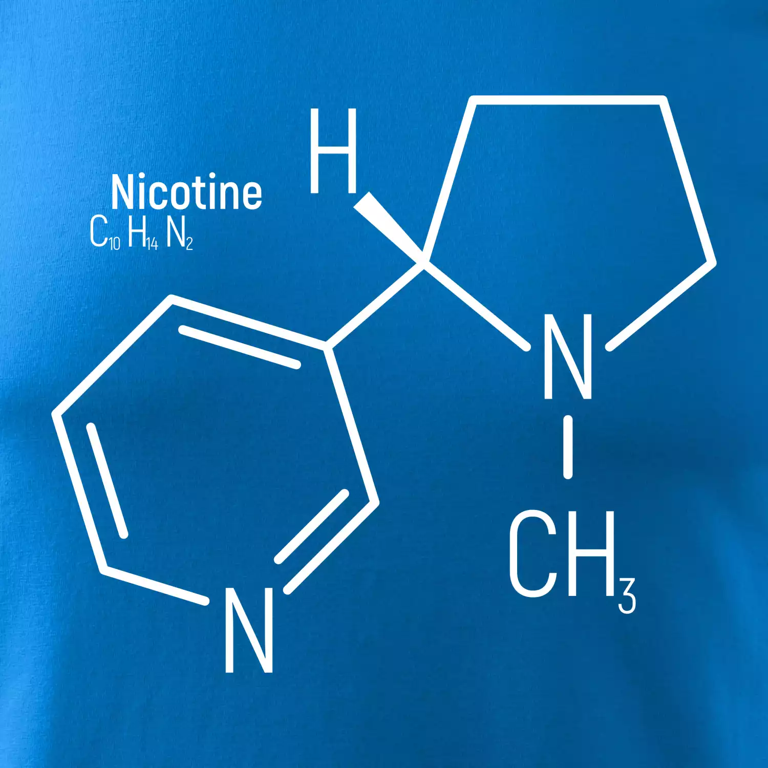 Molekulární struktura Nikotin