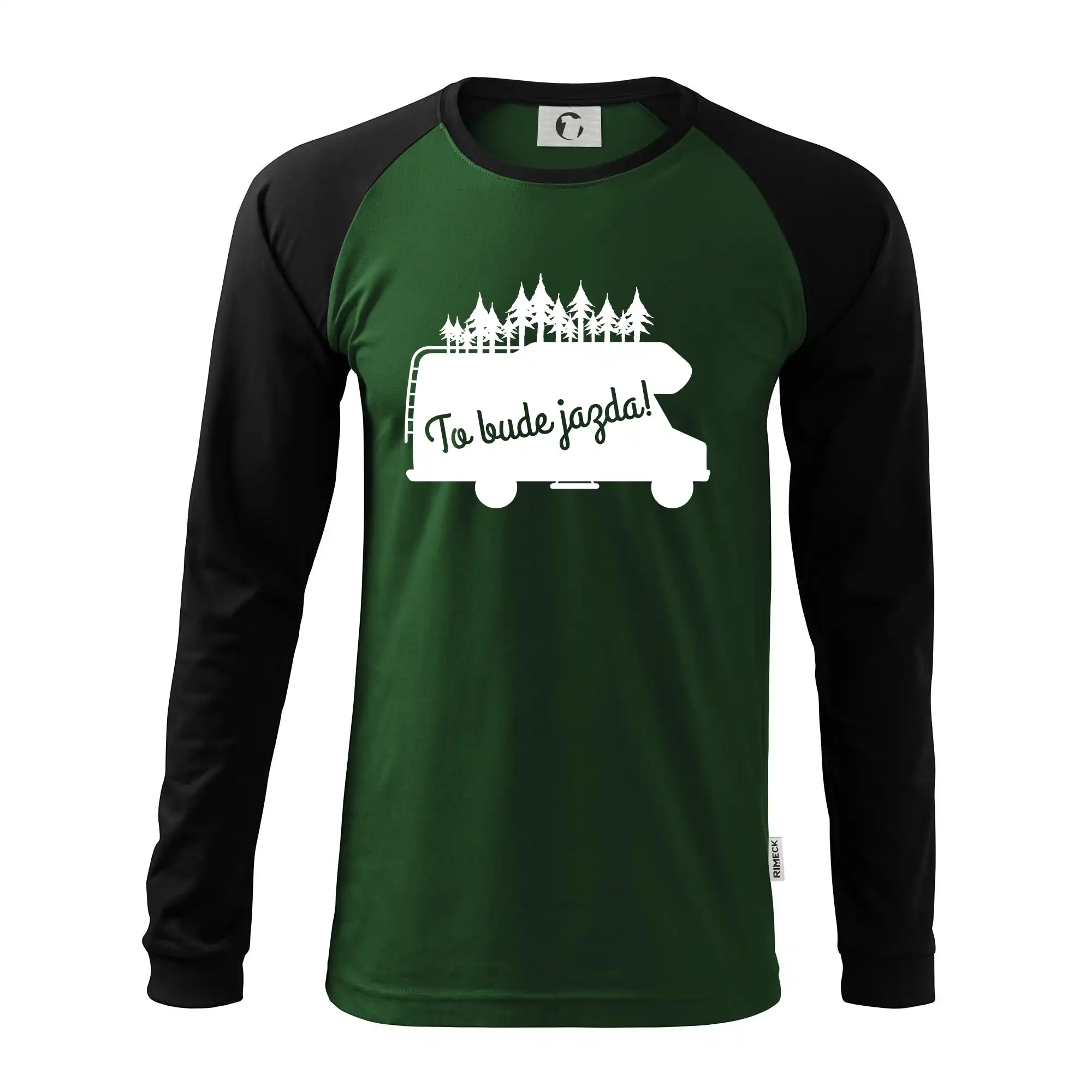 Trička na kempovanie - To bude jazda - alkovna - Pánske tričko s dlhým rukávom LS130
