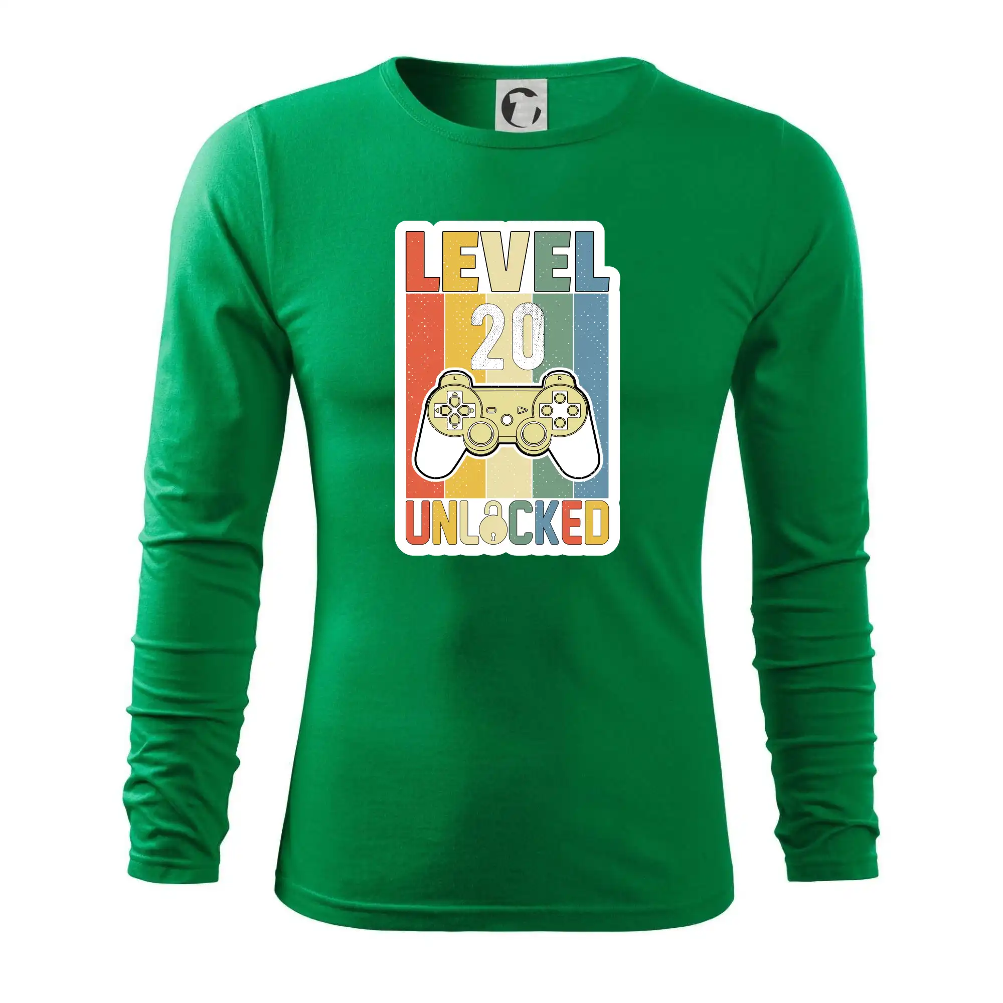 Tričká k narodeninám - Gaming narodeniny 20 - Tričko s dlhým rukávom FIT-T long sleeve