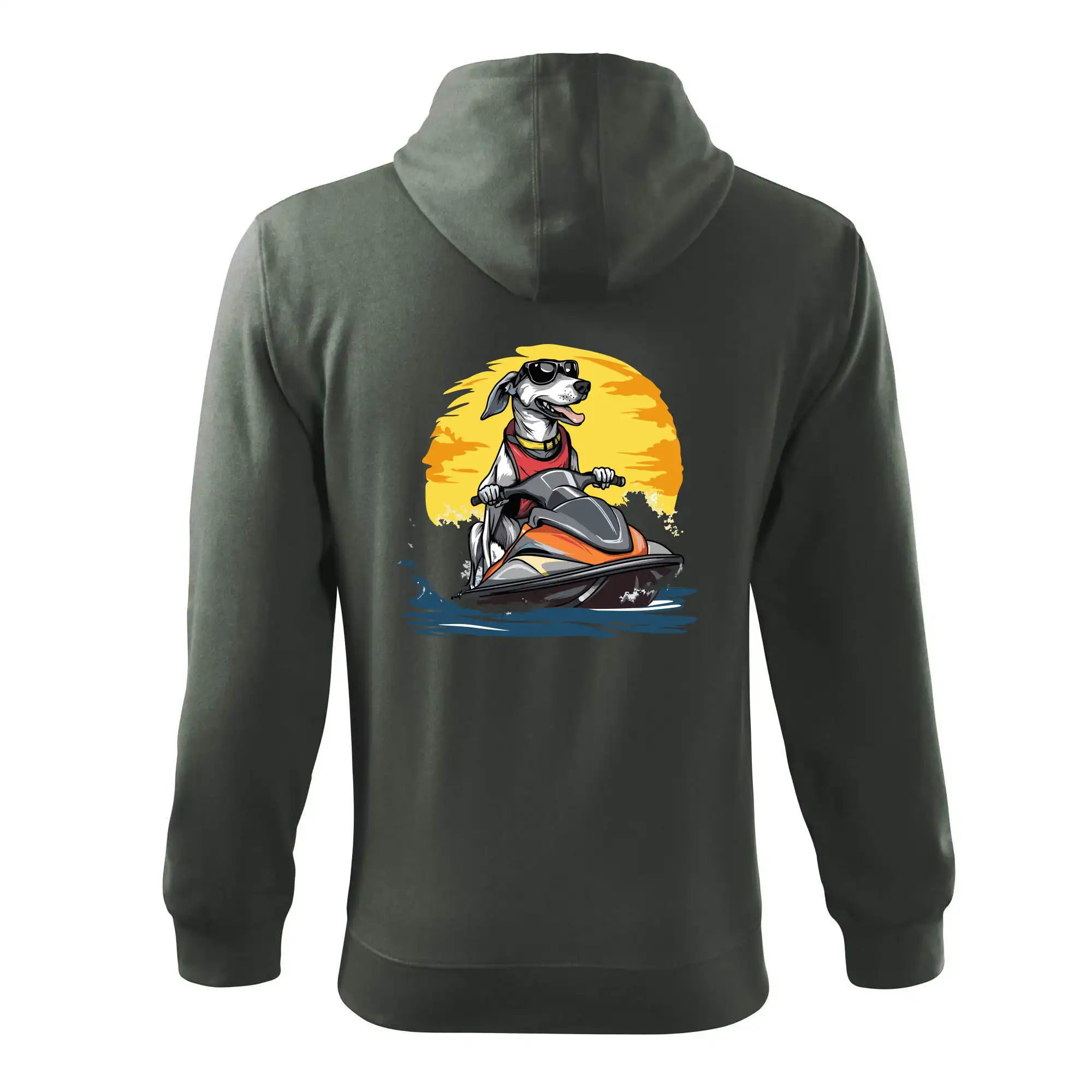 Chrt na vodním skútru