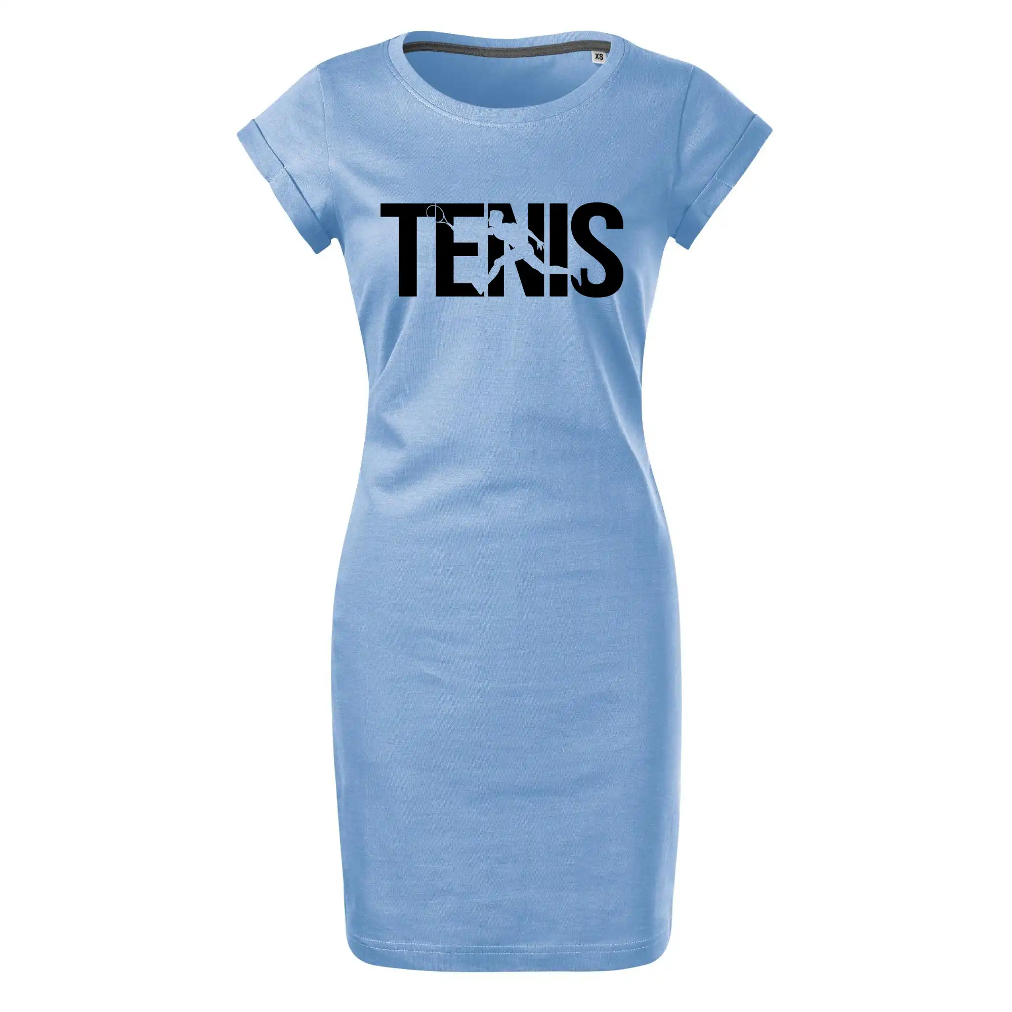 Tenis nápis silueta