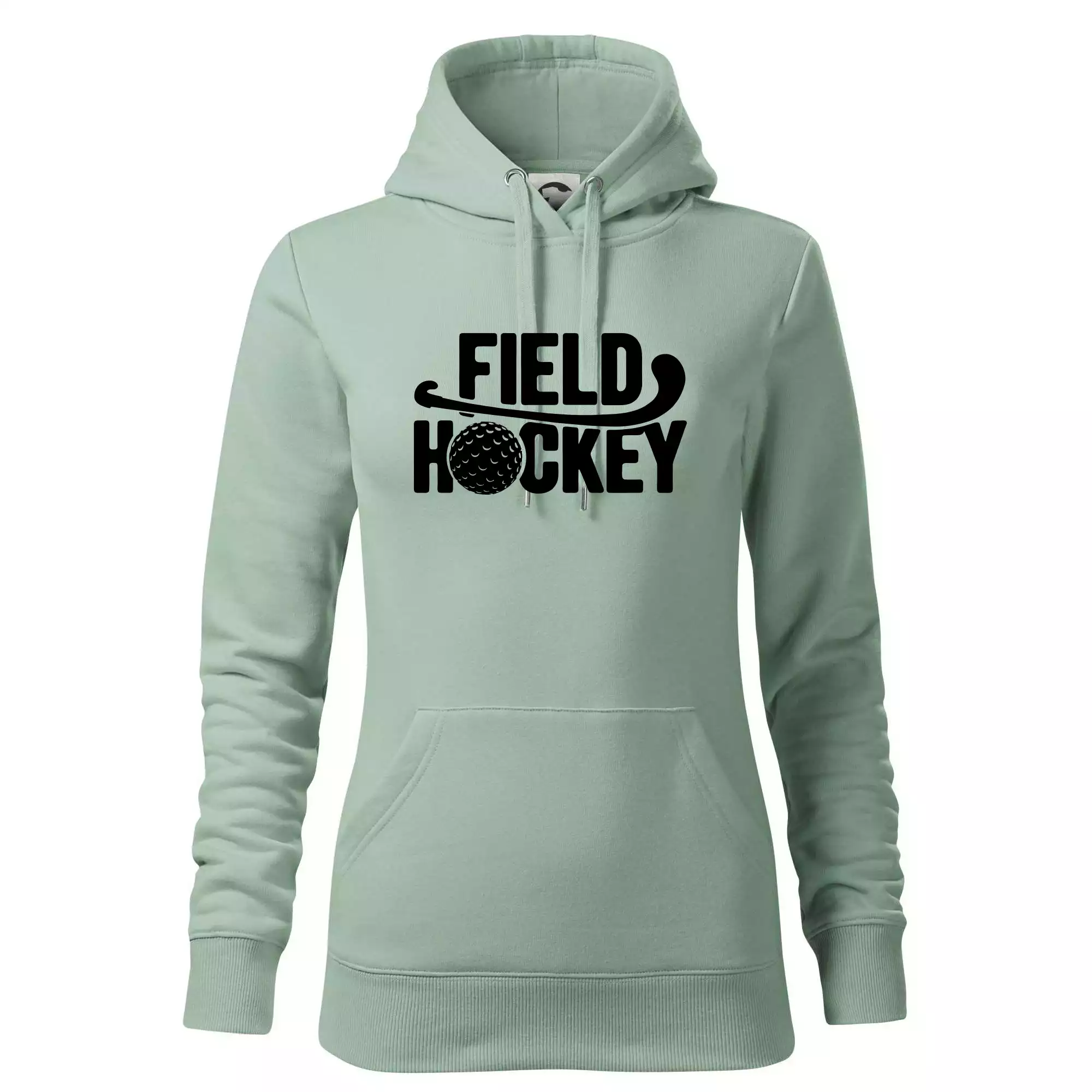 Field hockey míček a nápis