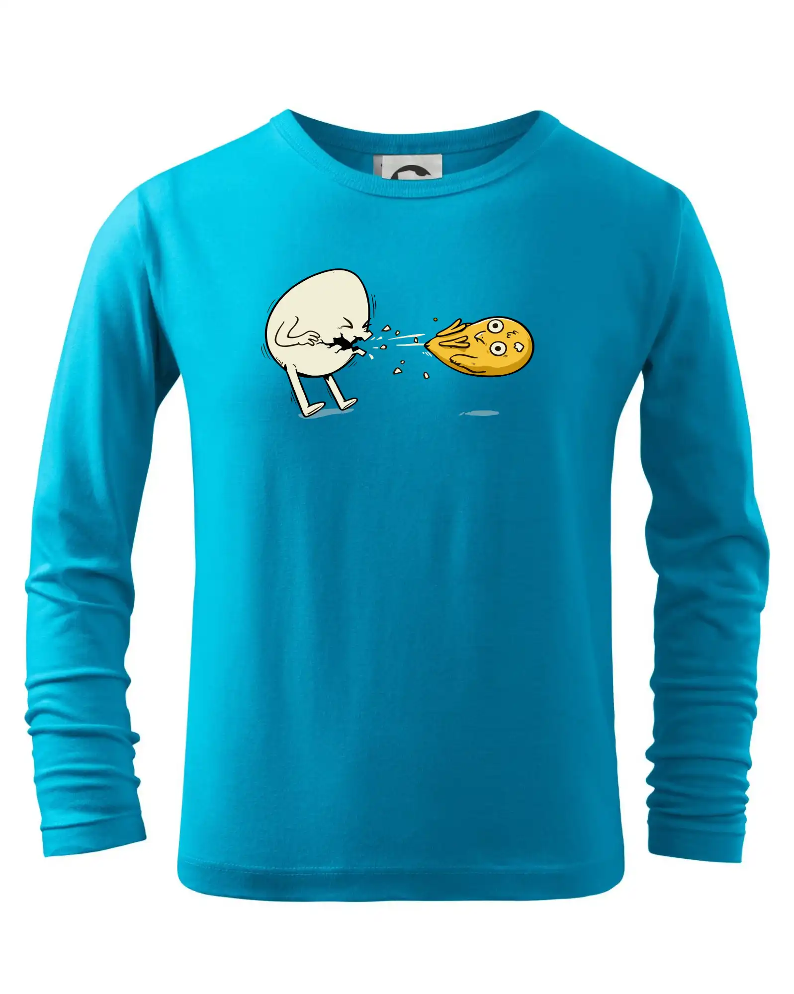 Grafické tričká - Vajíčko kejch - Tričko detské Long Sleeve