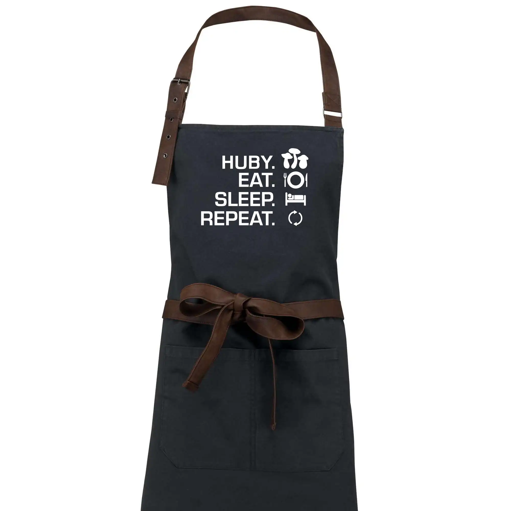 Tričká na chalupu - Huby Eat Sleep Repeat - Zástera Vintage
