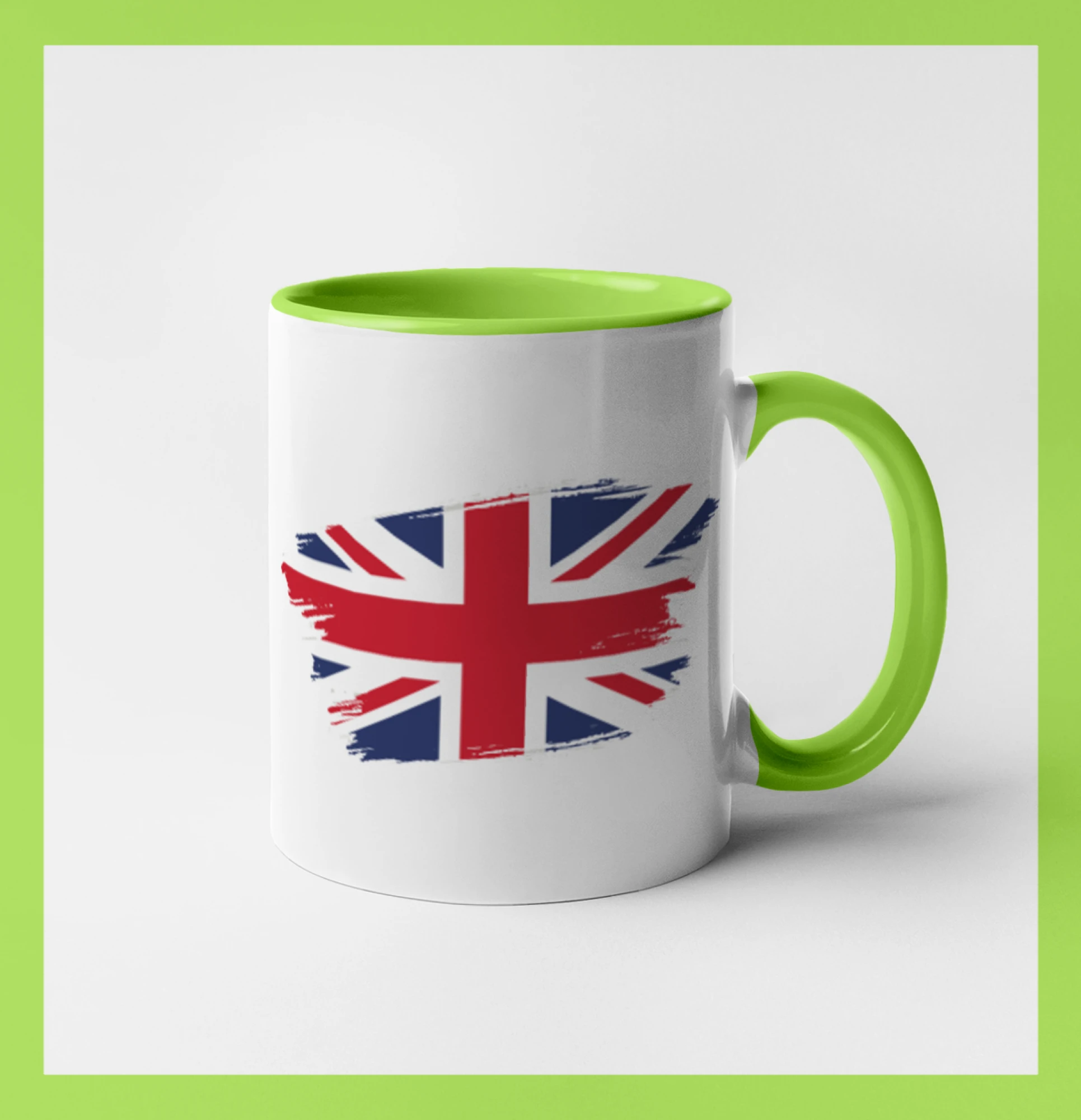 Tričká Anglicko - Britská vlajka roztrhaná - Hrnček 