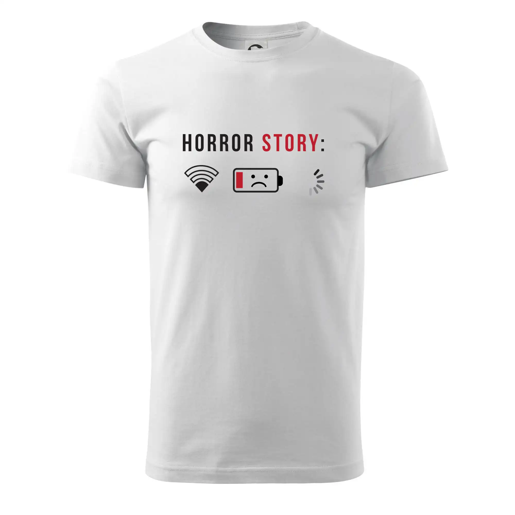 Tričká pre ajťákov - Horror story - Tričko extra veľké  (5-8XL)