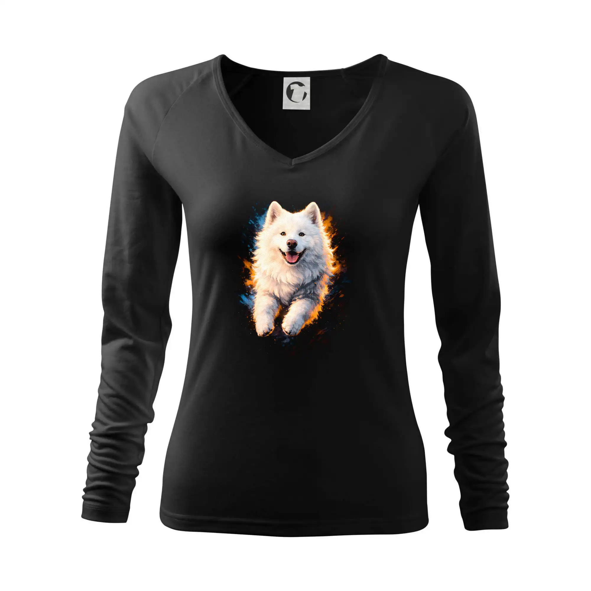 Ostatné psie plemená - Obrázok poltón Čau čau - Tričko dámske Elegance